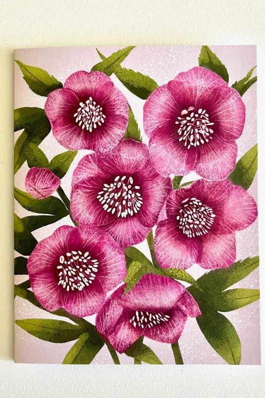 Hawk and Rose Press - Hellebores made by Smoking Lily