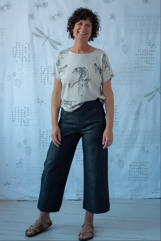Milan Pants - Black Wash Harper Denim made by Smoking Lily