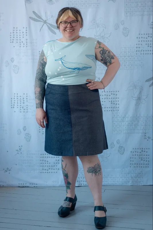 Simple Tee - Powder Blue made by Smoking Lily