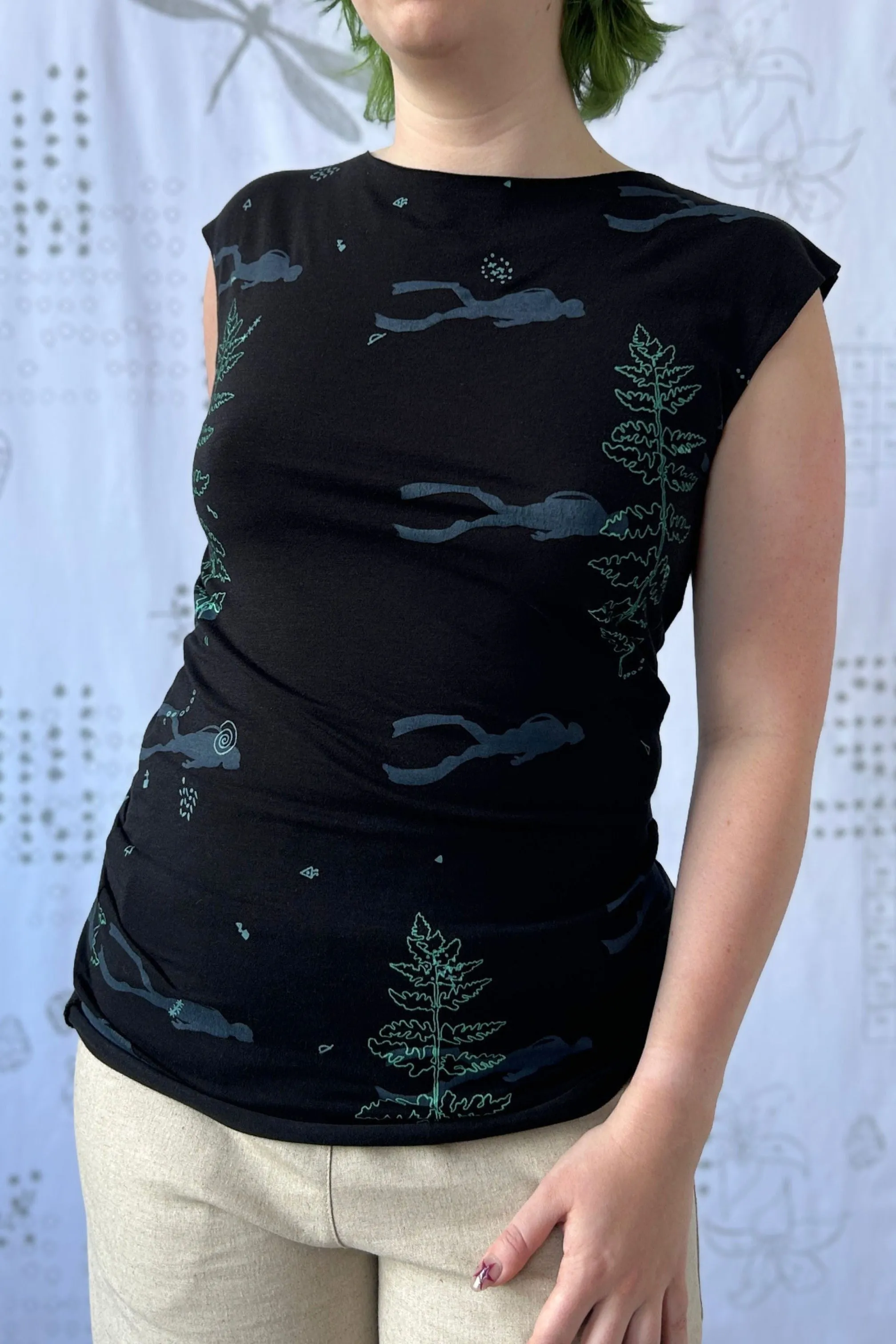 Simple Tee - Black sold by Smoking Lily product image thumbnail 2