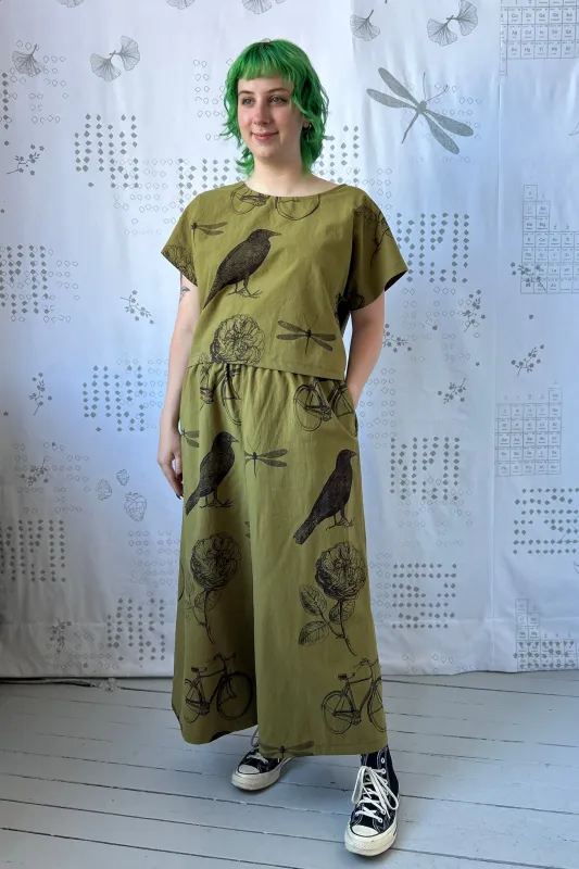 The Liberty Pant - Moss made by Smoking Lily