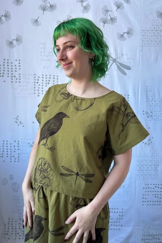 Cropped Saskia - Moss made by Smoking Lily