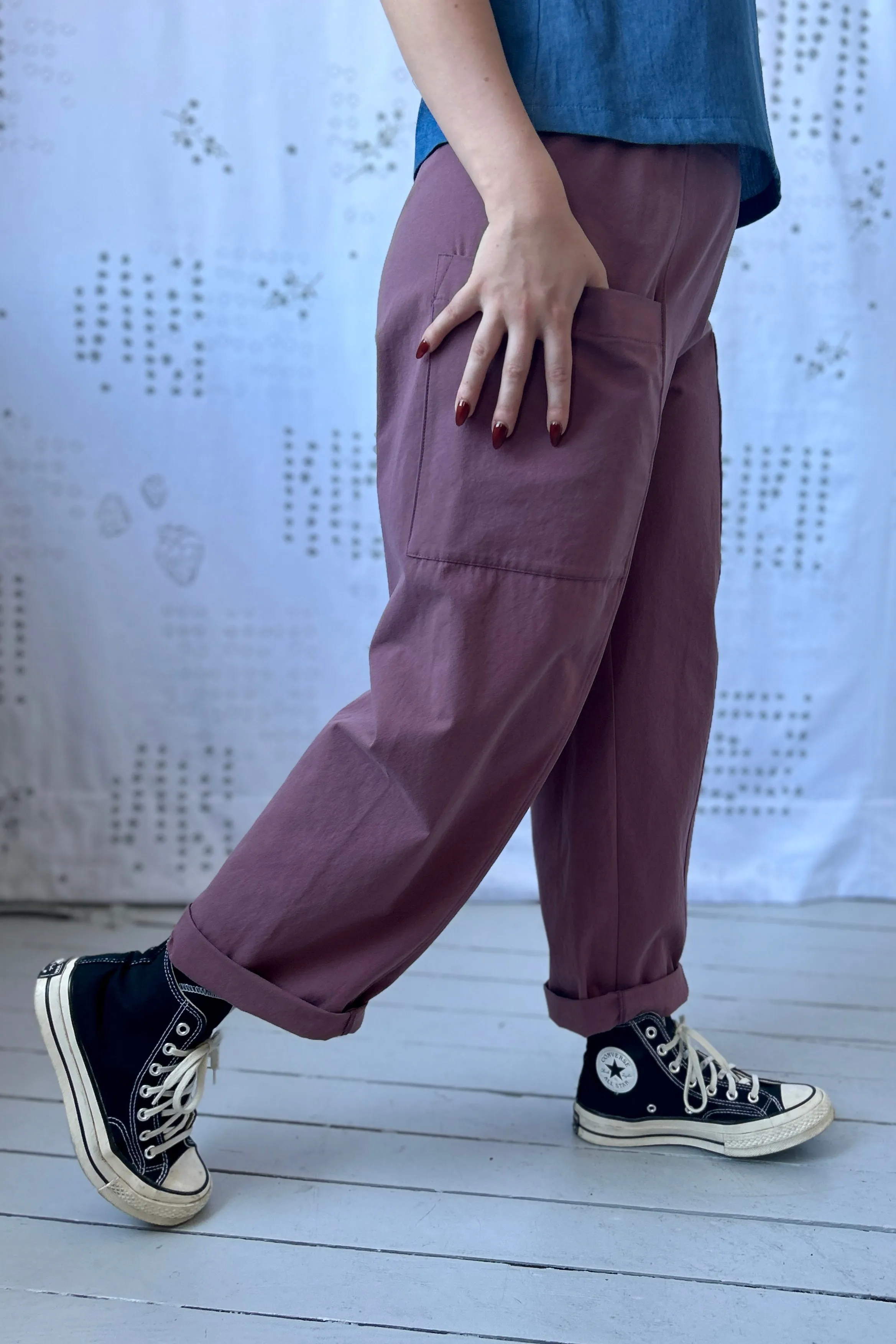 Wren Work Pants - Plum sold by Smoking Lily product image thumbnail 2