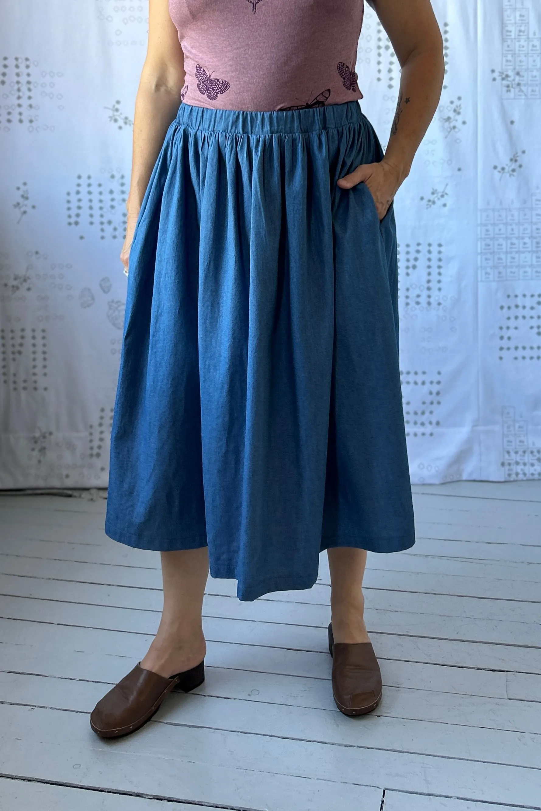 The "Way More Skirt" Skirt - Denim sold by Smoking Lily product image thumbnail 3