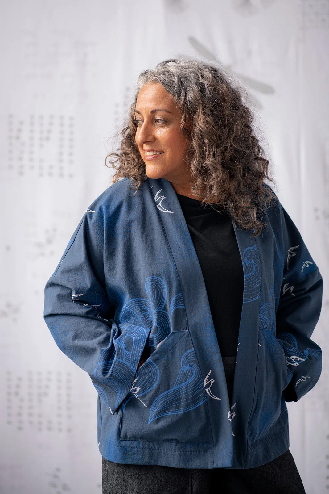 Sama Jacket Navy sold by Smoking Lily product image thumbnail 2