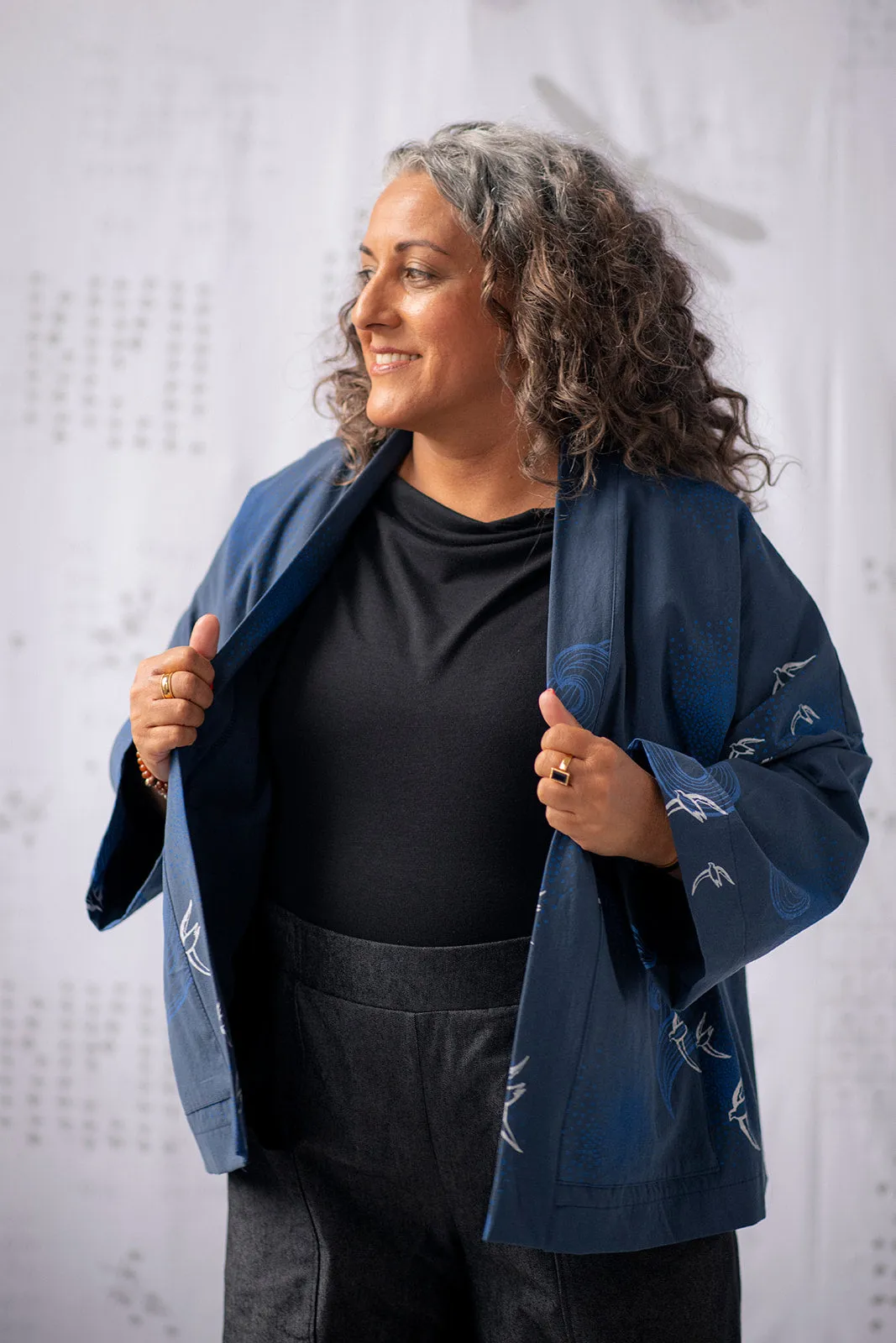 Sama Jacket Navy sold by Smoking Lily product image thumbnail 4