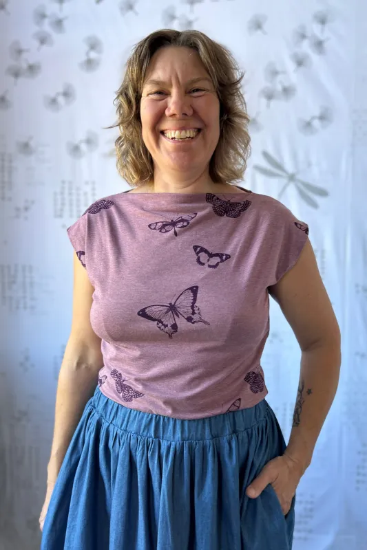 Olympia Top - Heather Rose made by Smoking Lily