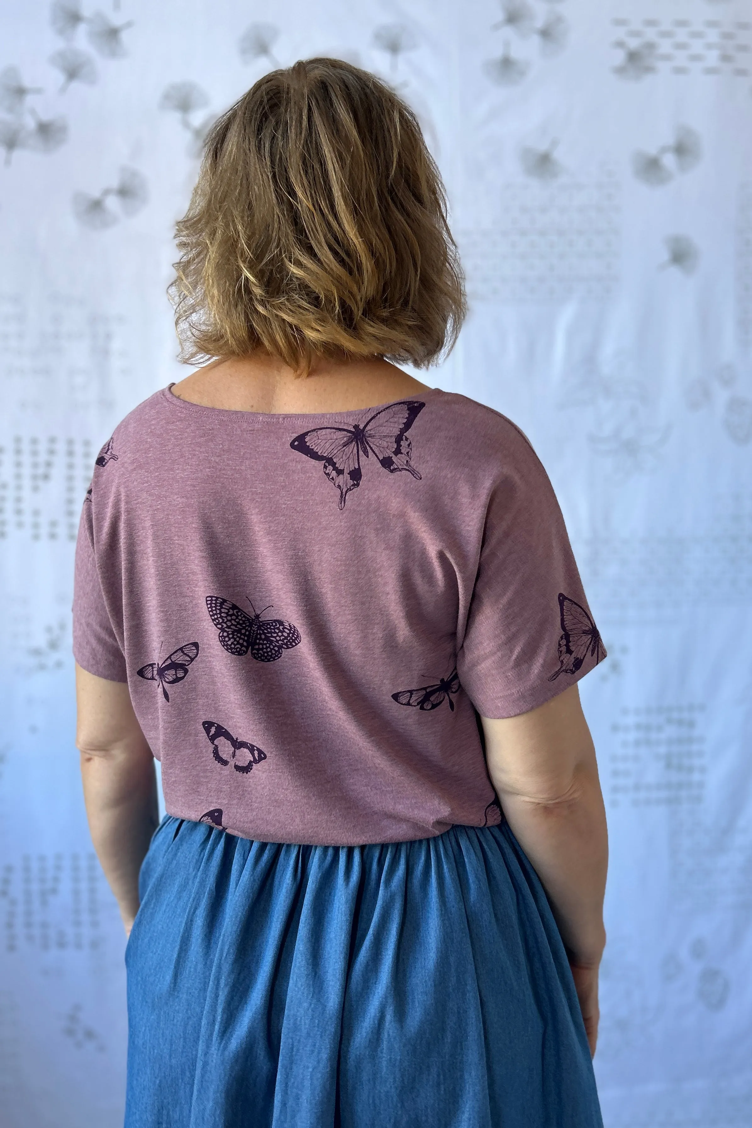 Boatneck Tee - Heather Rose sold by Smoking Lily product image thumbnail 2