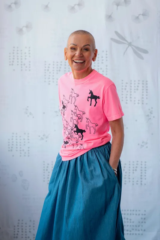 Unisex Tee - Hot Pink made by Smoking Lily