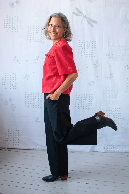 Milan Pants - Black Stretch Denim made by Smoking Lily