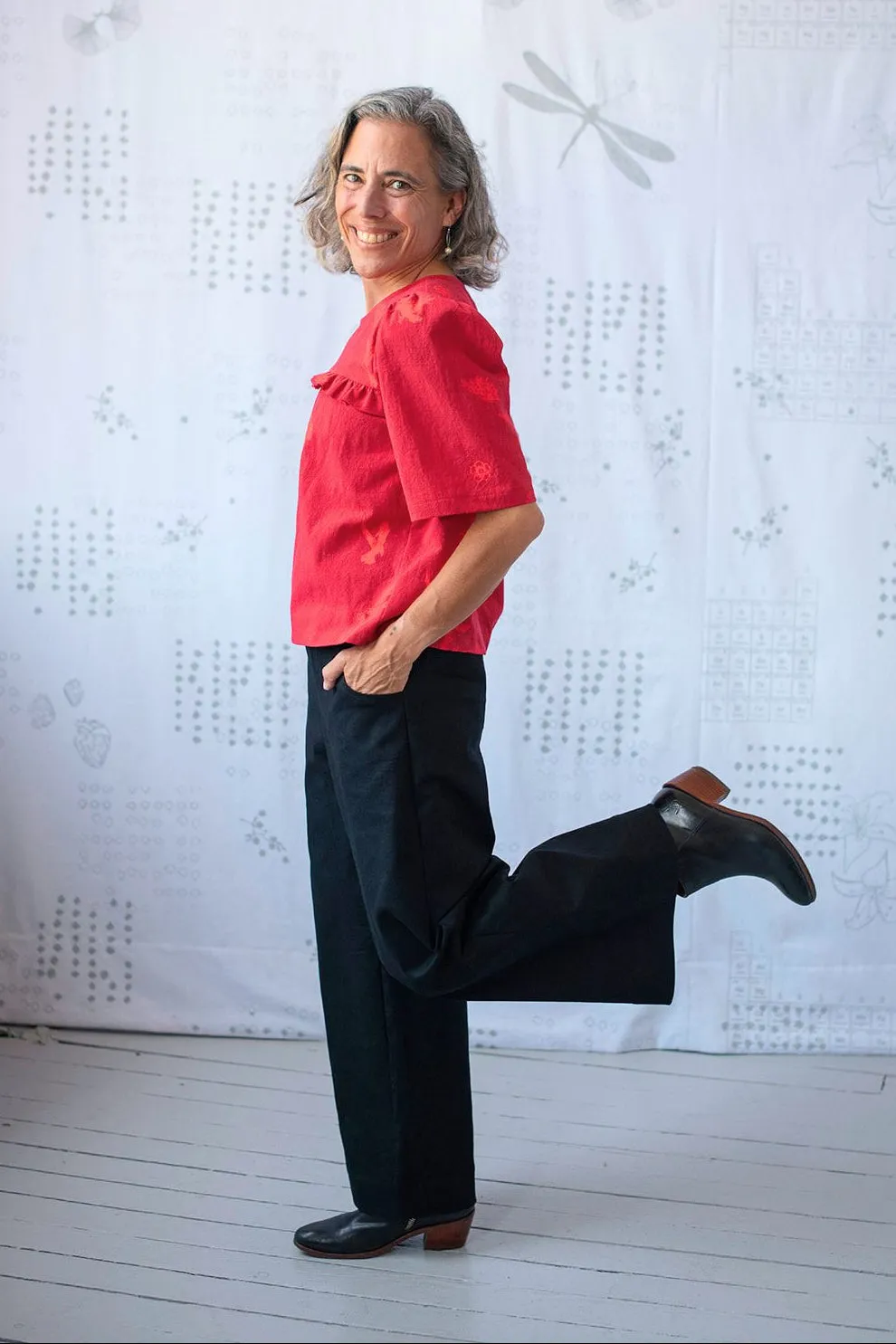 Milan Pants - Black Stretch Denim sold by Smoking Lily