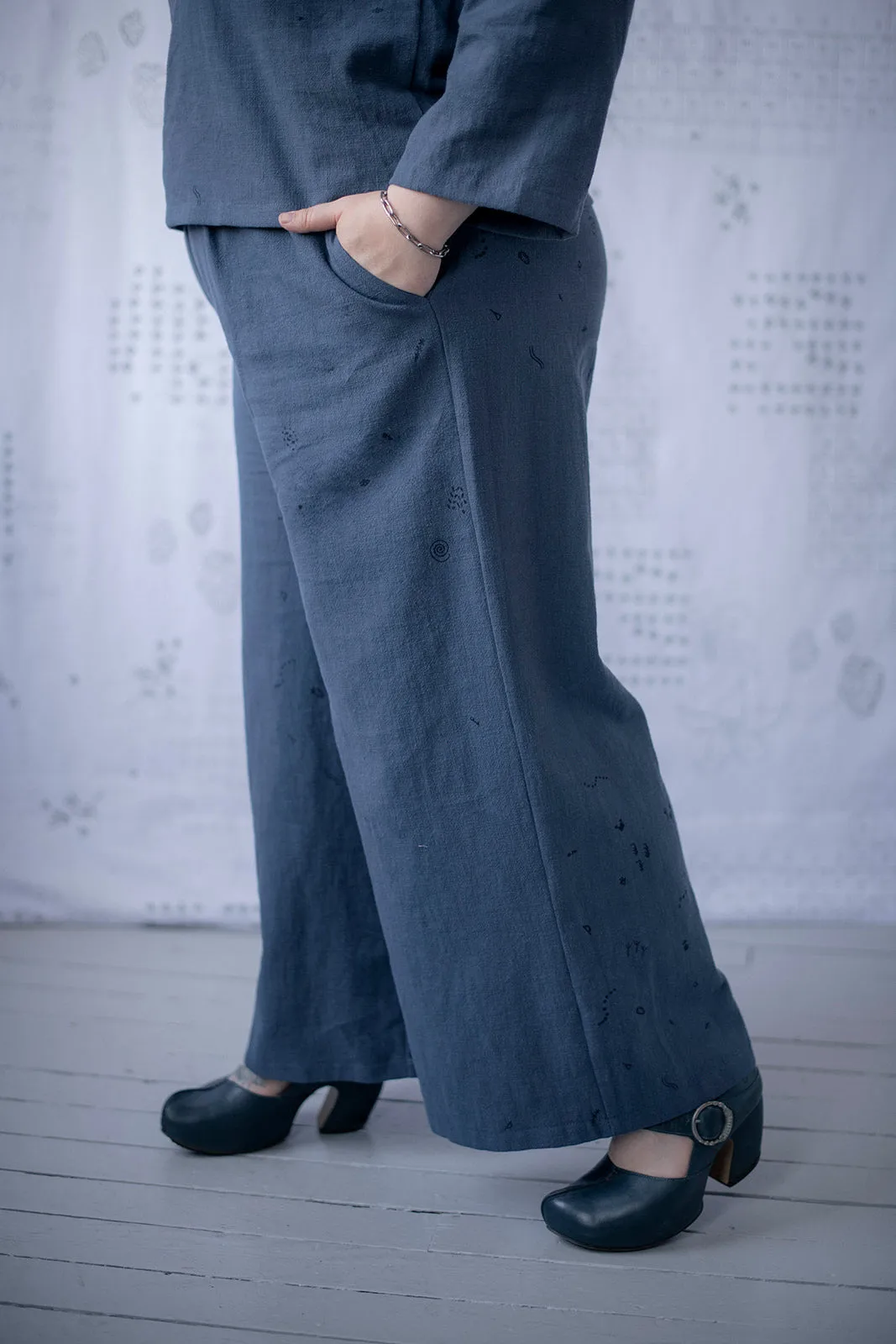 Drift Pants - Slate Blue sold by Smoking Lily product image thumbnail 4