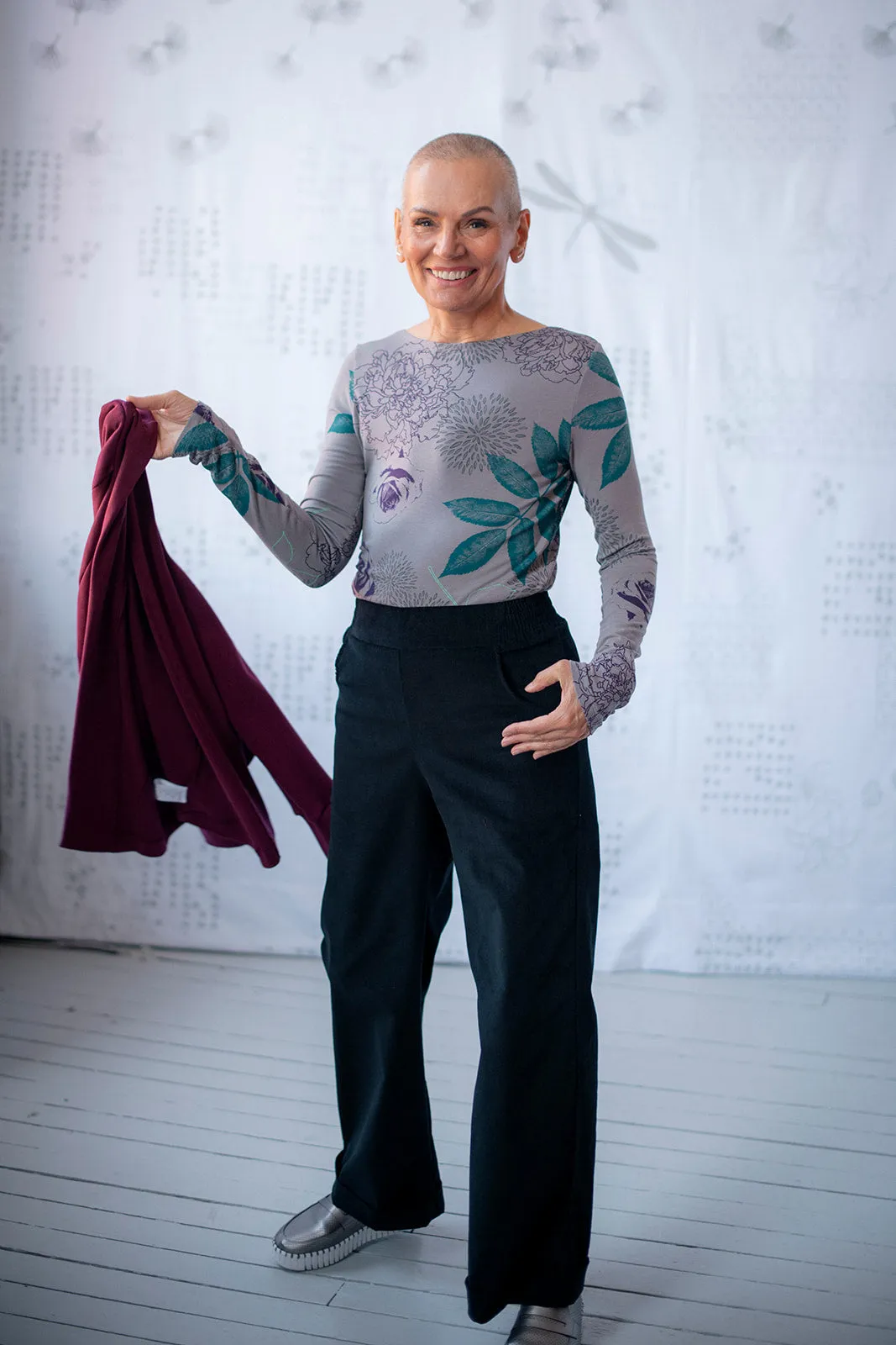 Nanette Top - Grey sold by Smoking Lily product image thumbnail 3