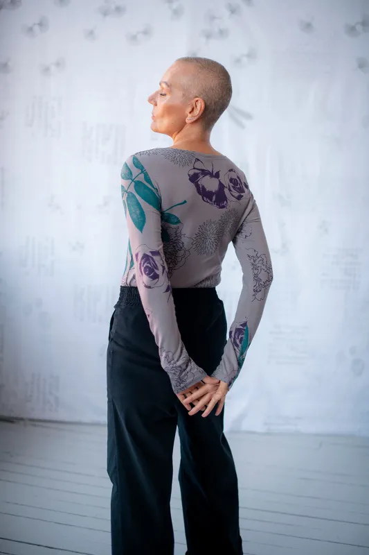 Nanette Top - Grey made by Smoking Lily