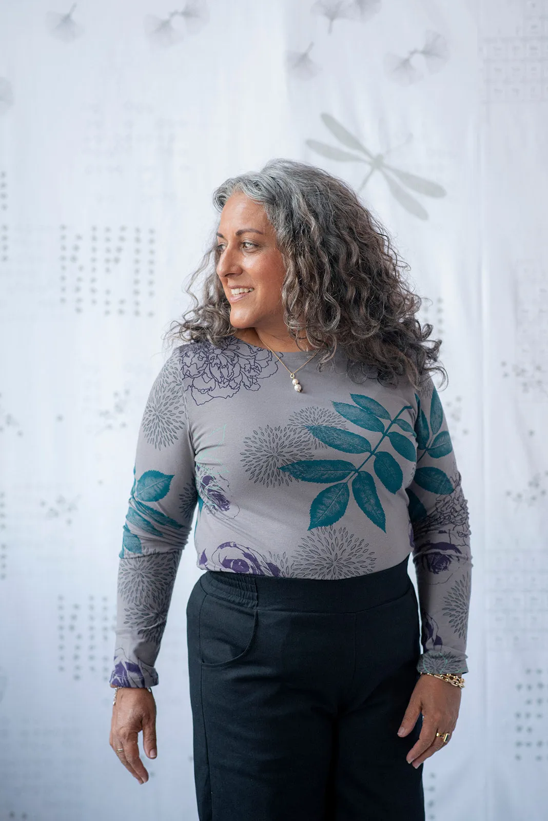 Nanette Top - Grey sold by Smoking Lily product image thumbnail 2