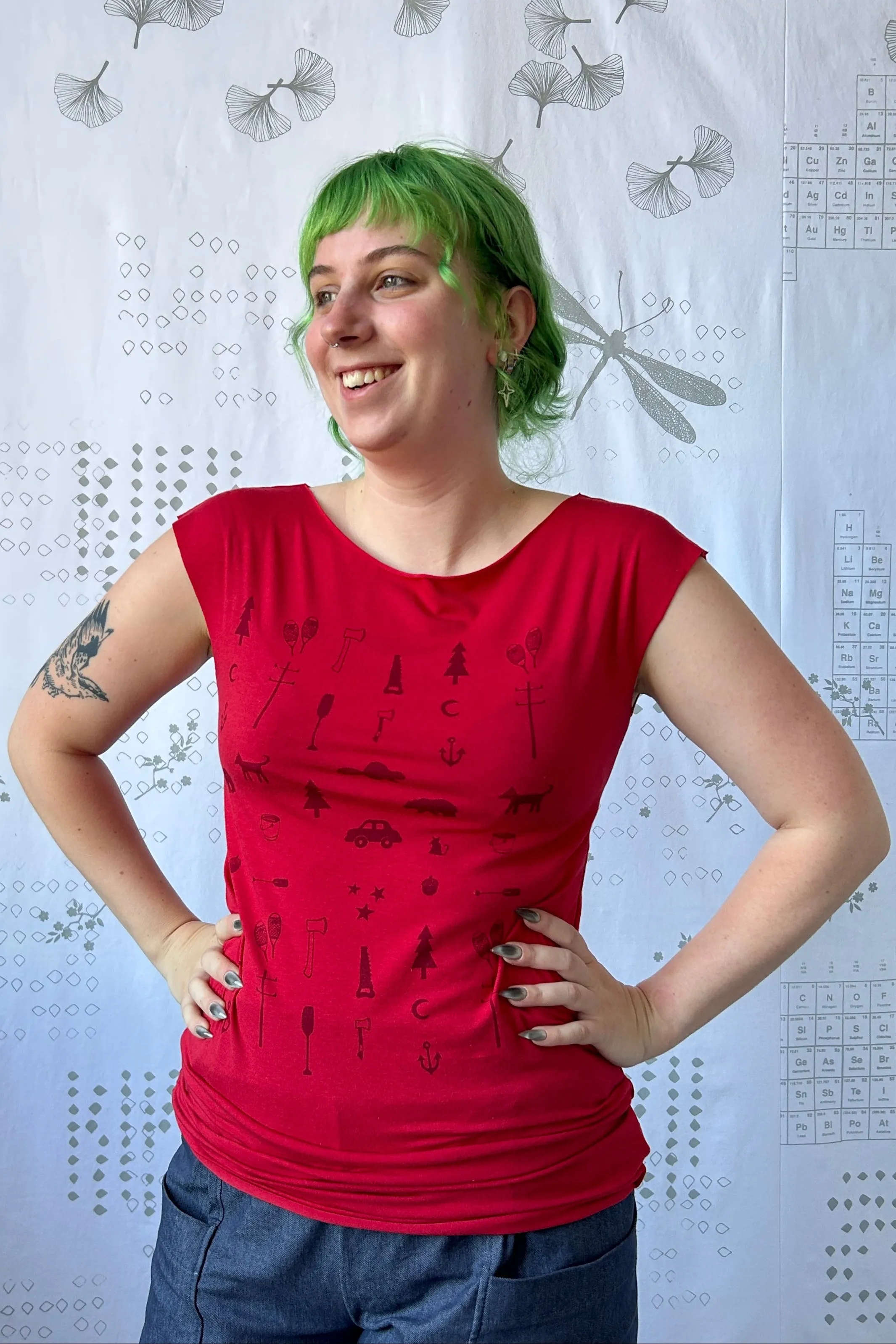 Simple Tee - Chili sold by Smoking Lily
