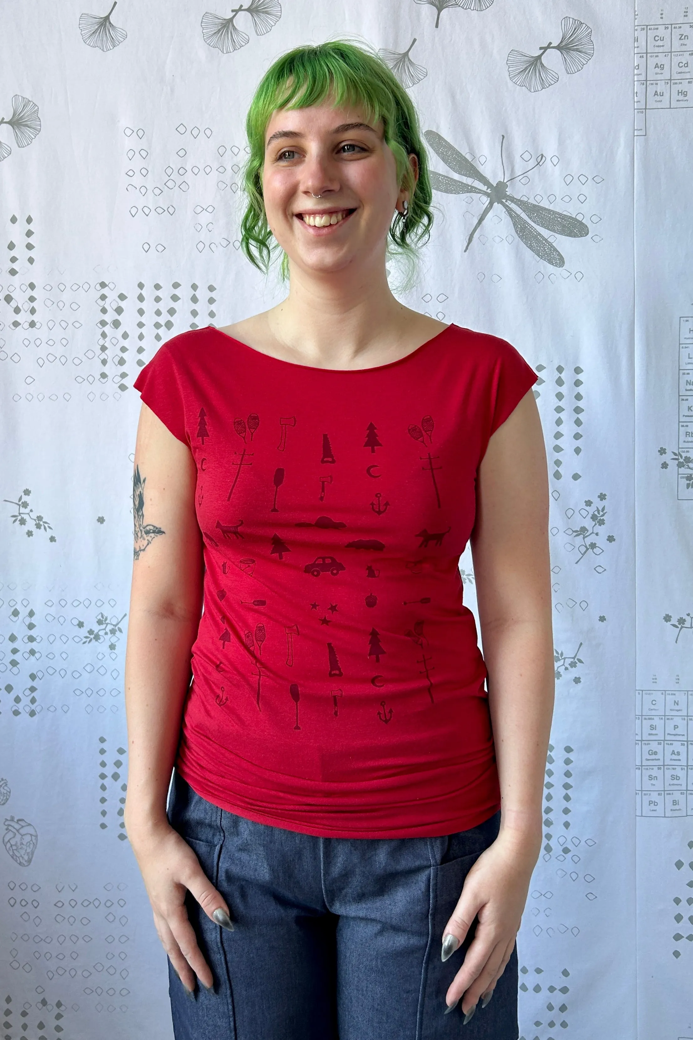Simple Tee - Chili sold by Smoking Lily product image thumbnail 4