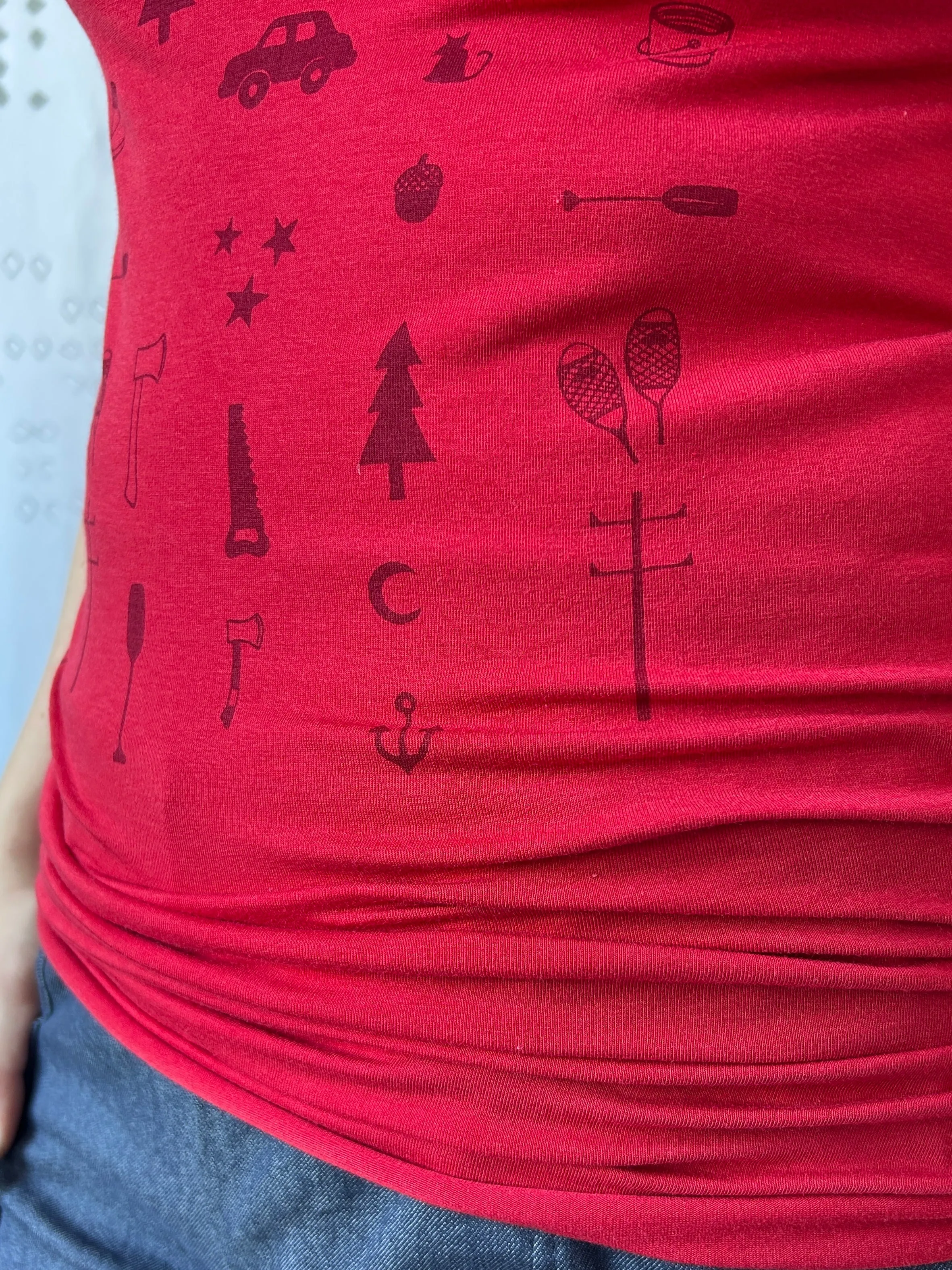 Simple Tee - Chili sold by Smoking Lily product image thumbnail 2
