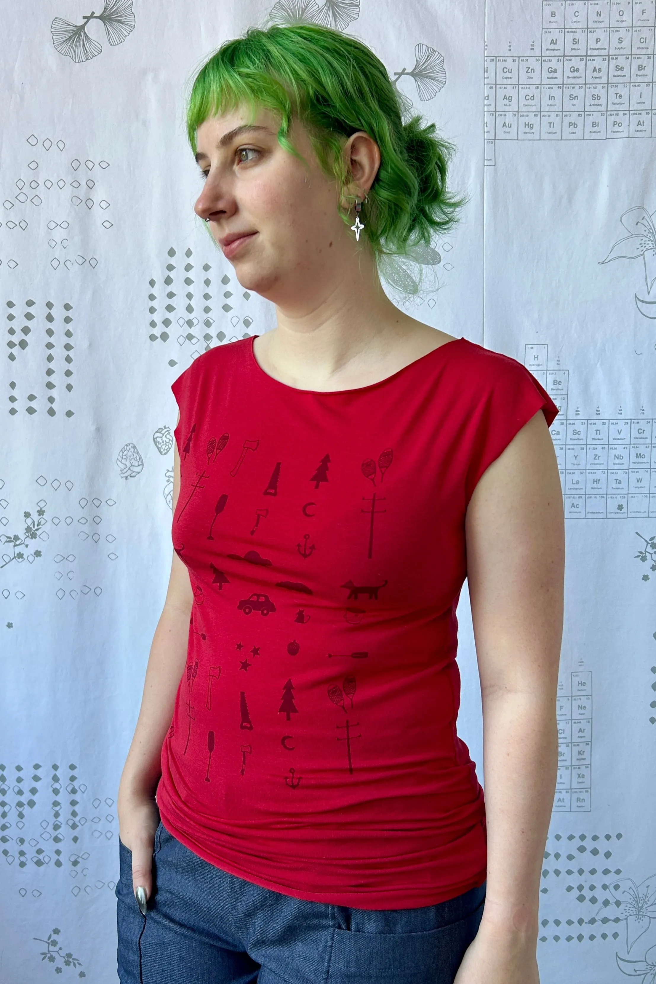 Simple Tee - Chili sold by Smoking Lily product image thumbnail 3