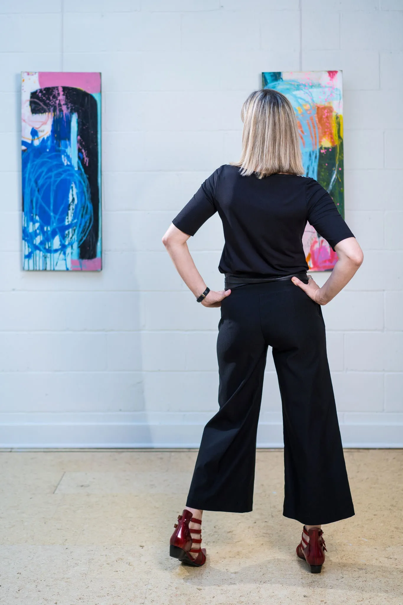 Mabel pant - stretch twill sold by Studio Dianne product image thumbnail 3