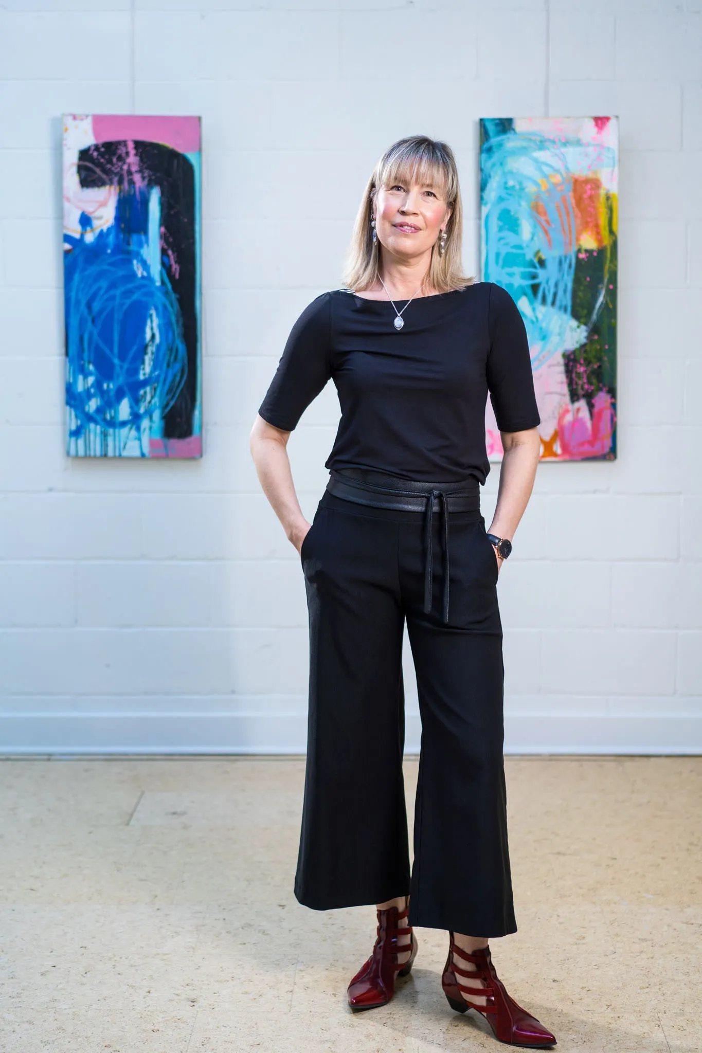 Mabel pant - stretch twill sold by Studio Dianne product image thumbnail 2