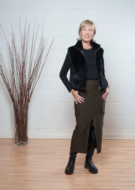 Elijah top - rib knit sold by Studio Dianne