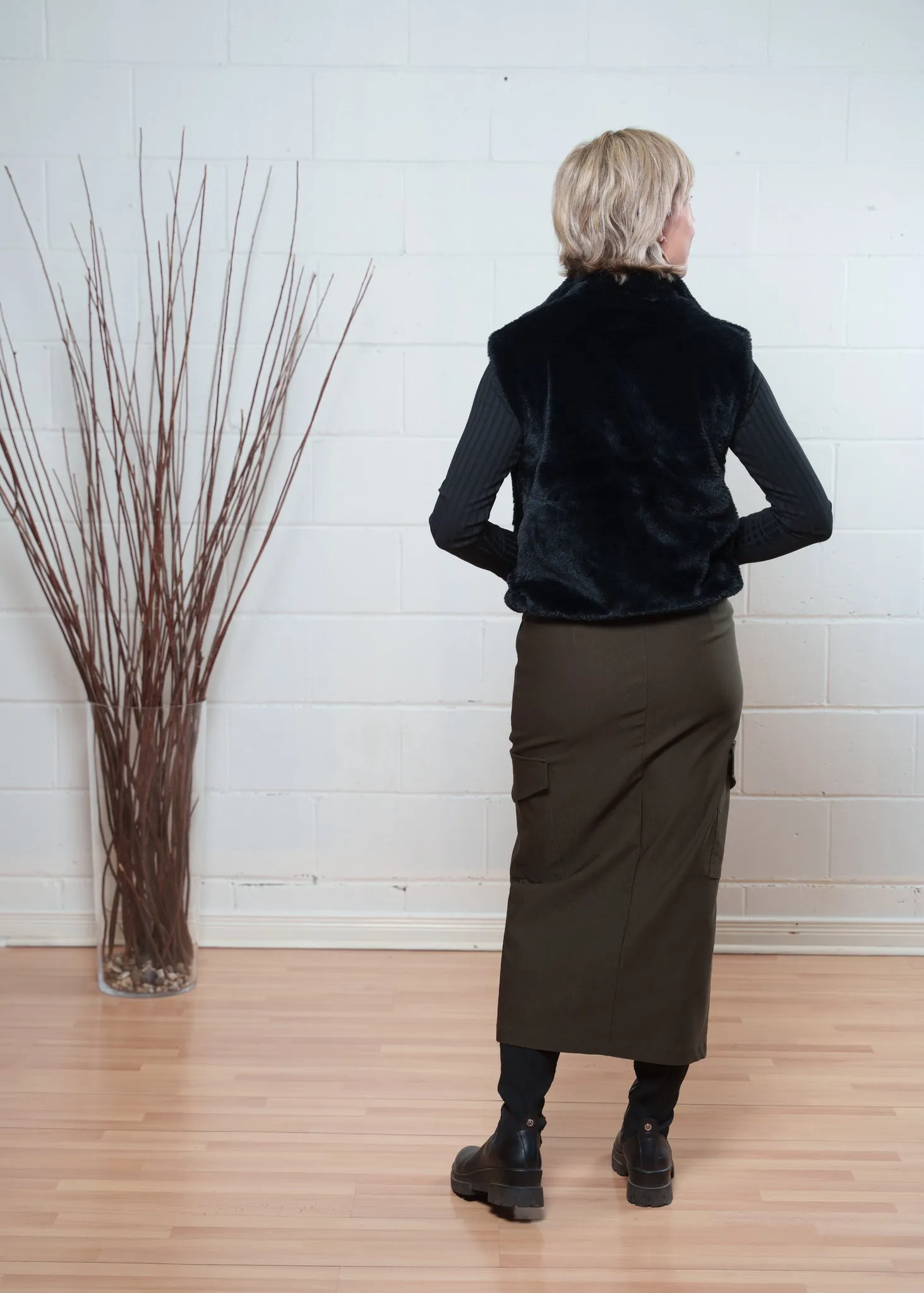 Whynn Cargo skirt - stretch twill sold by Studio Dianne product image thumbnail 4
