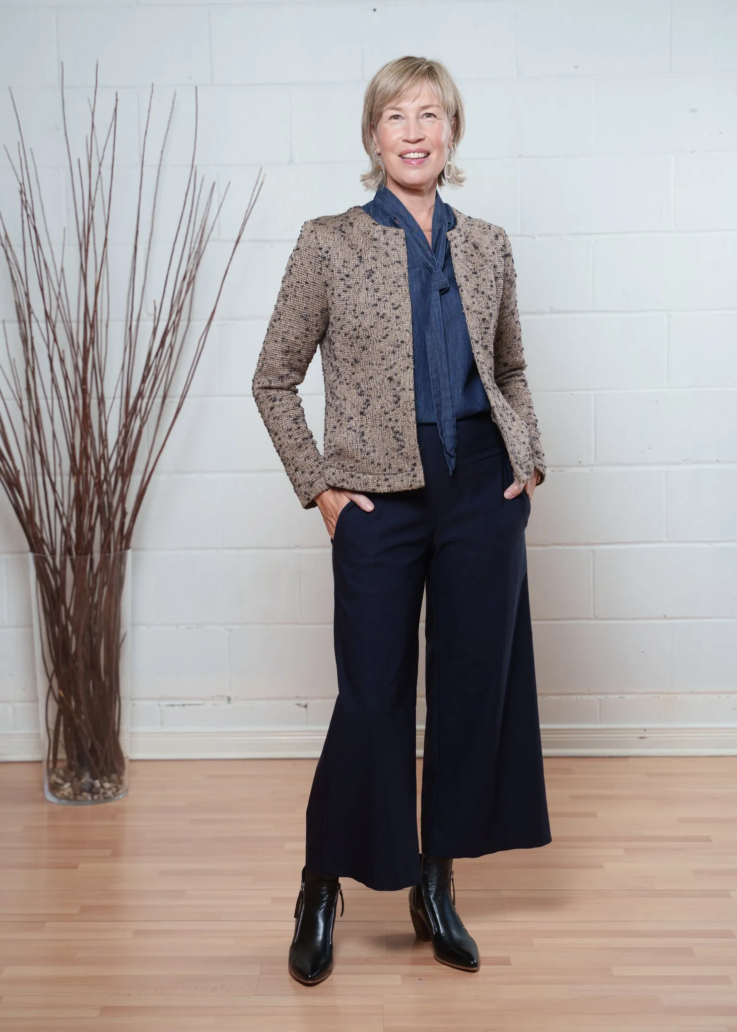 Nadine jacket - Tweed sold by Studio Dianne product image thumbnail 4