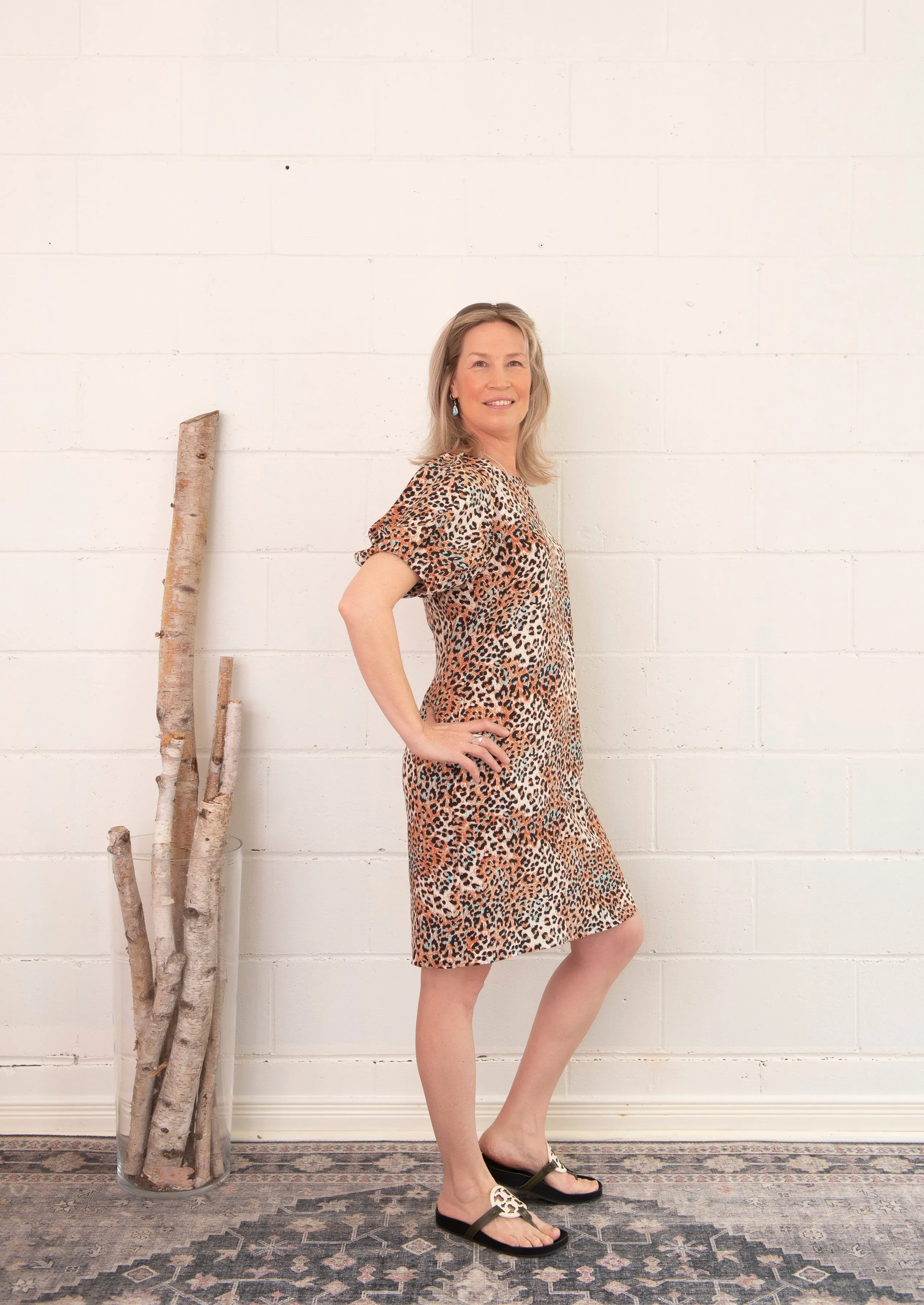 Tully dress - leopard sold by Studio Dianne product image thumbnail 2