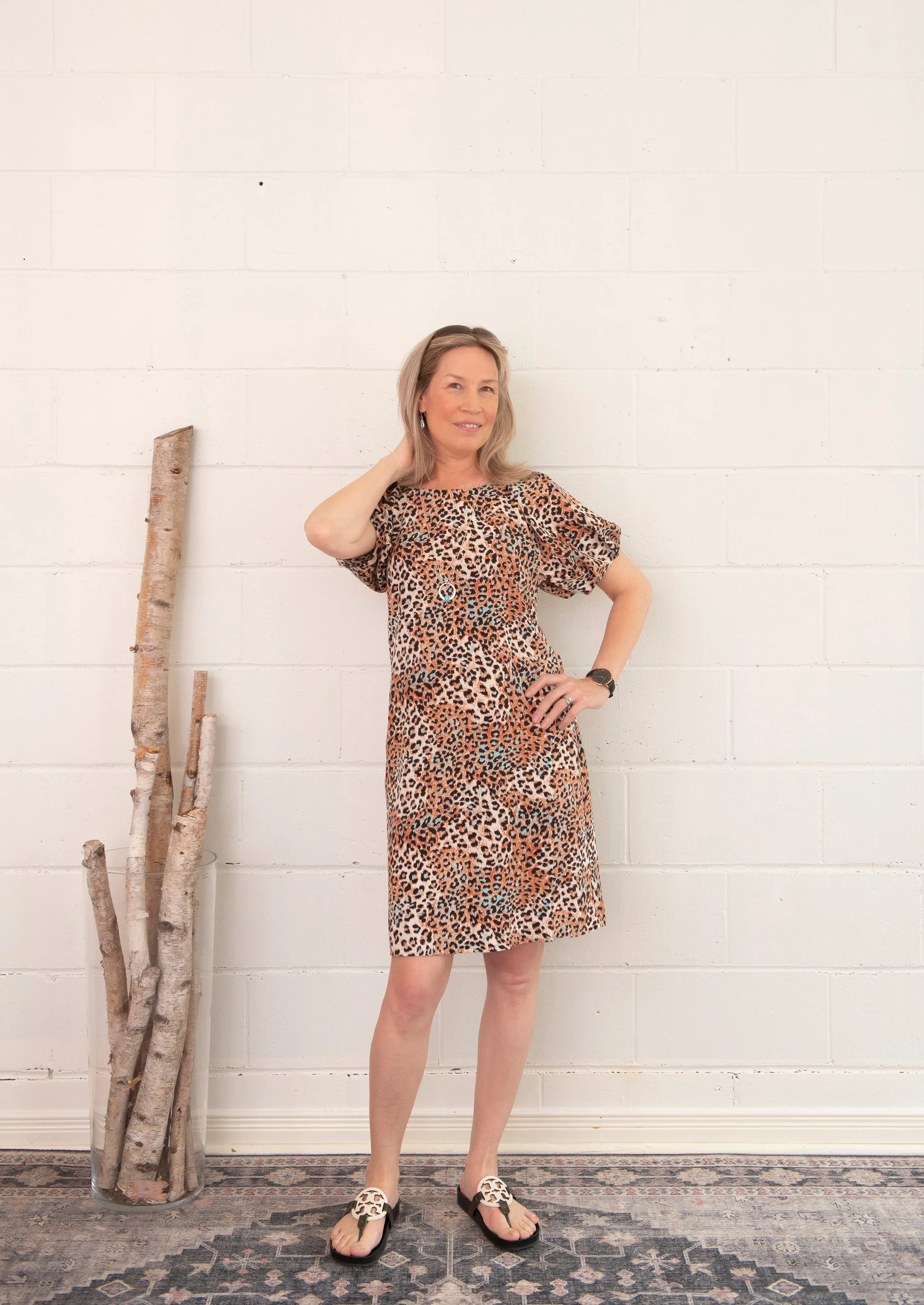 Tully dress - leopard sold by Studio Dianne product image thumbnail 4