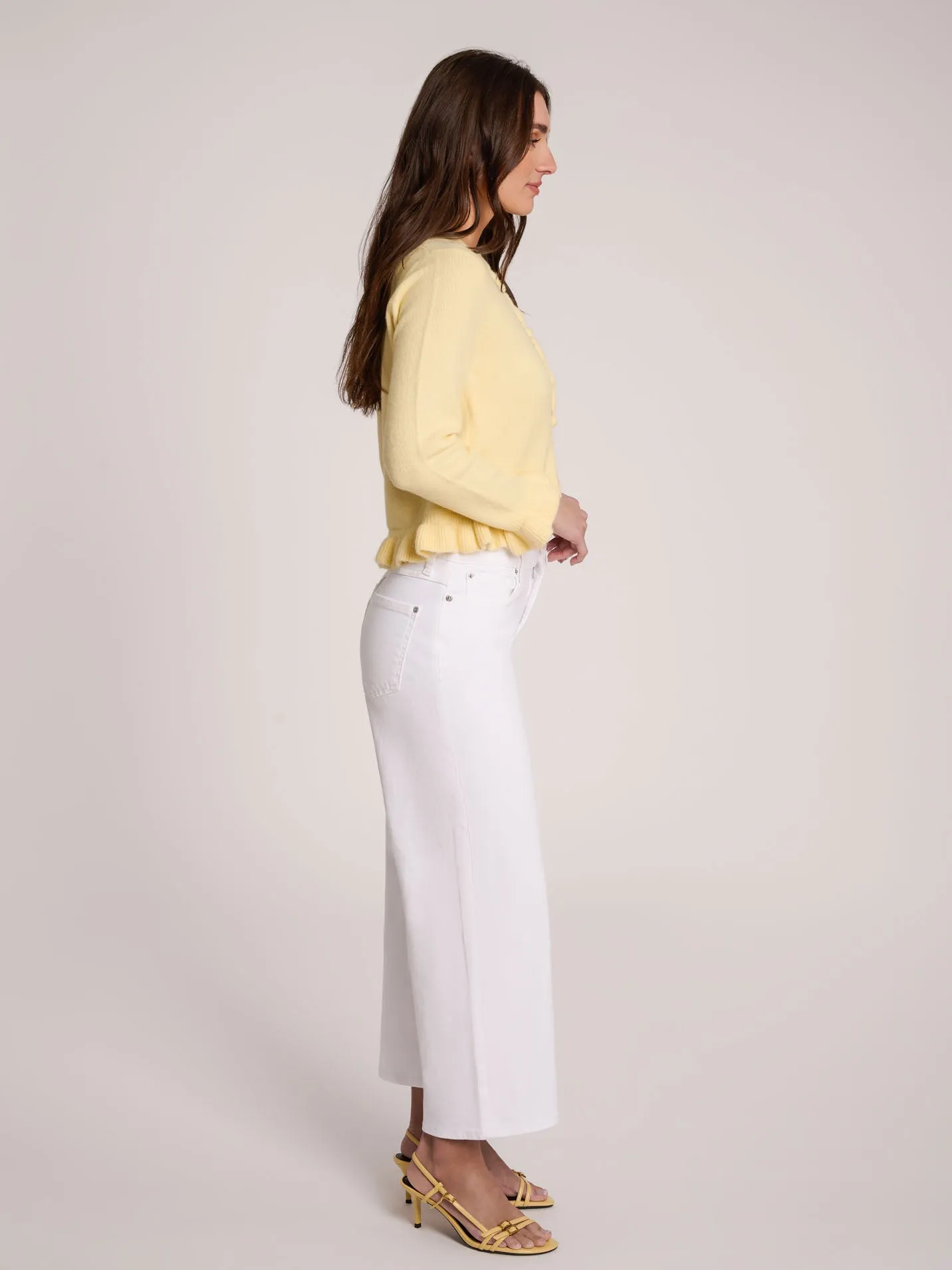 LILY WIDE LEG JEANS / WHITE LOTUS sold by Yoga Jeans product image thumbnail 3