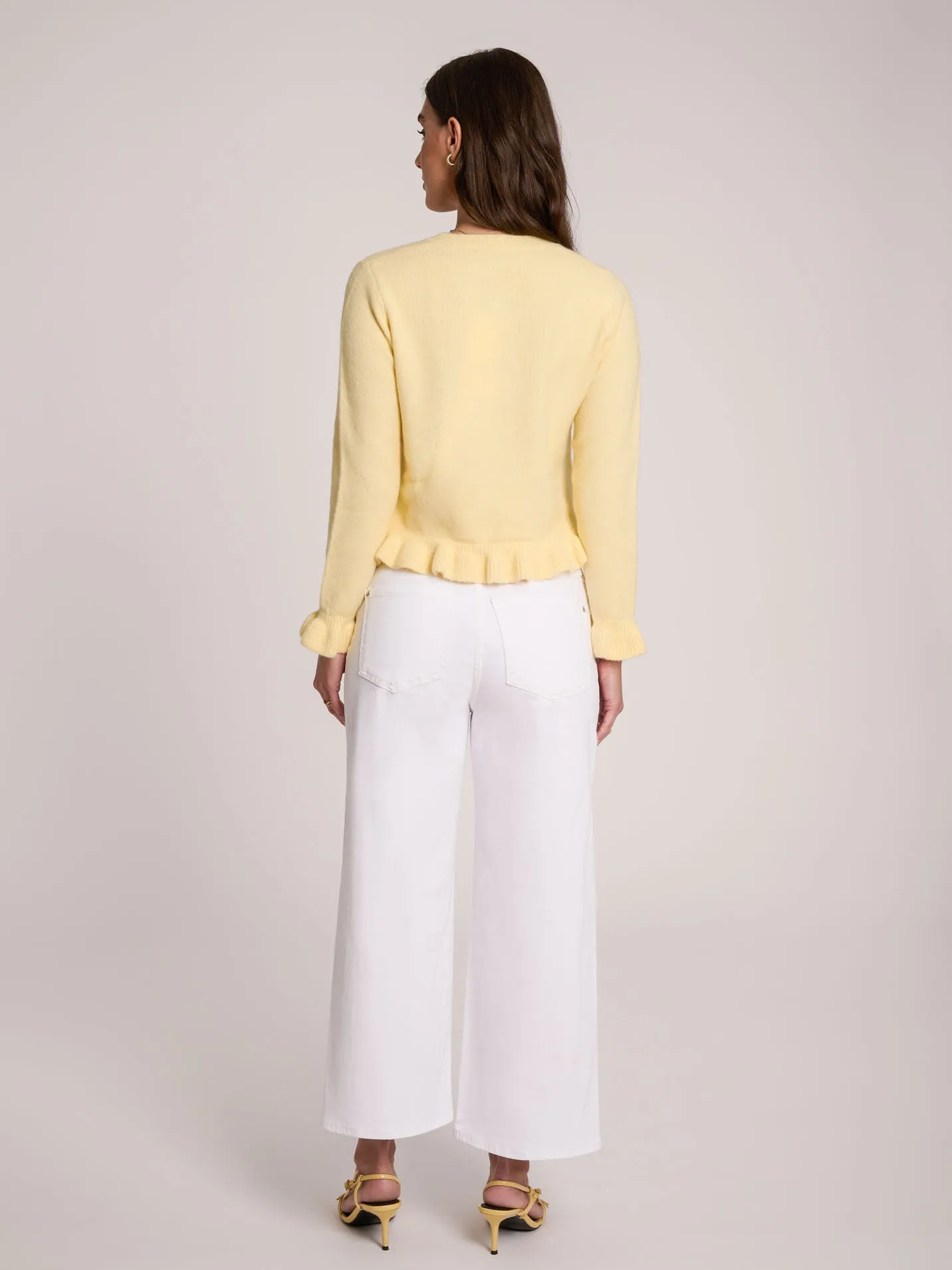 LILY WIDE LEG JEANS / WHITE LOTUS sold by Yoga Jeans product image thumbnail 4