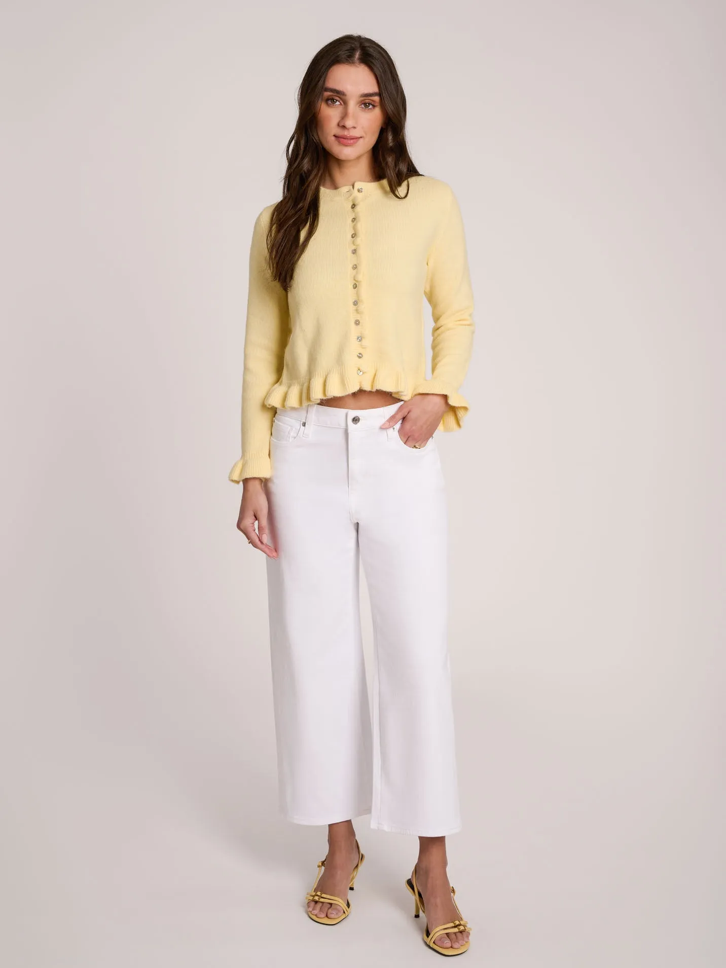 LILY WIDE LEG JEANS / WHITE LOTUS sold by Yoga Jeans product image thumbnail 2