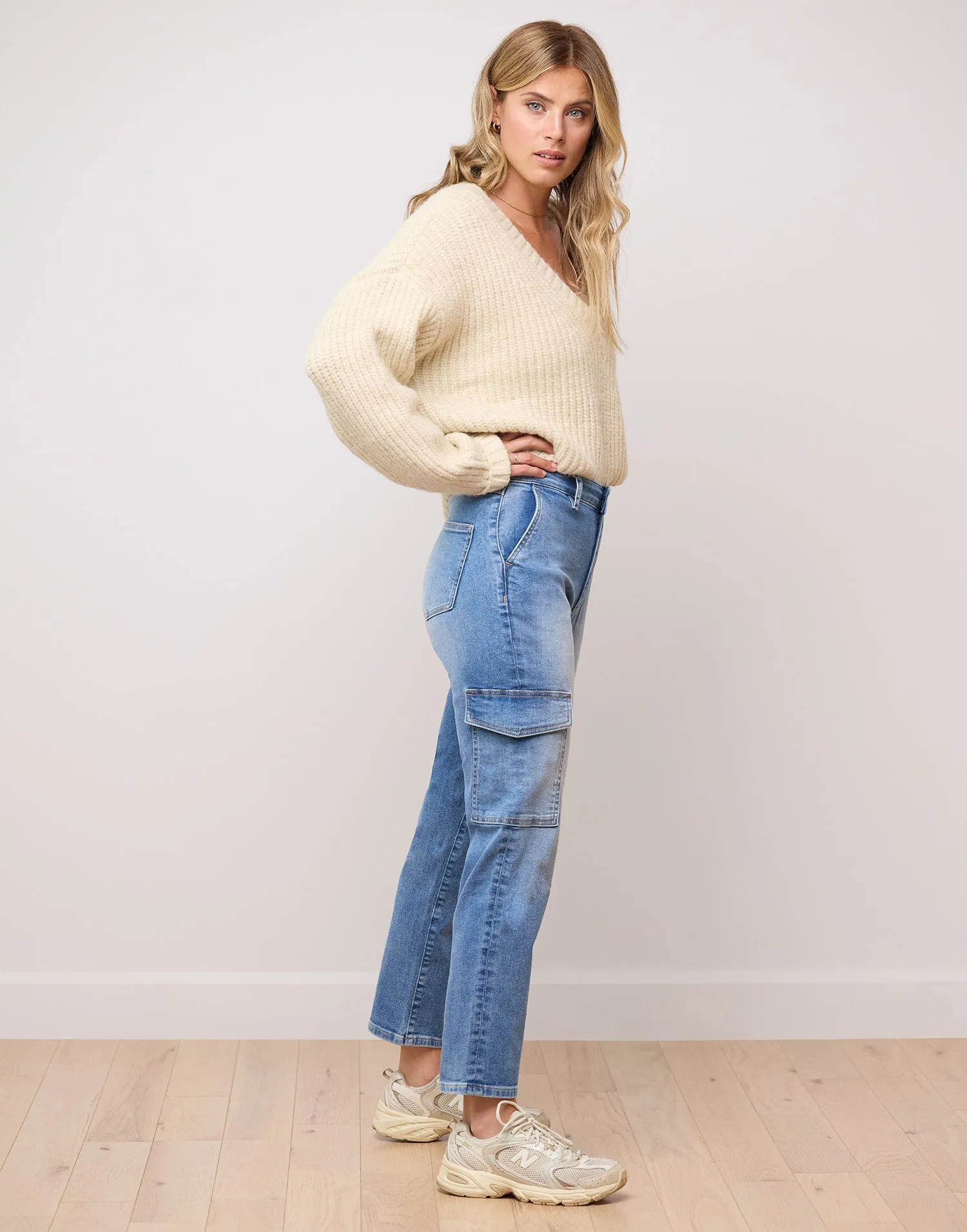 MALIA RELAXED JEANS / BLUE BELL sold by Yoga Jeans product image thumbnail 4
