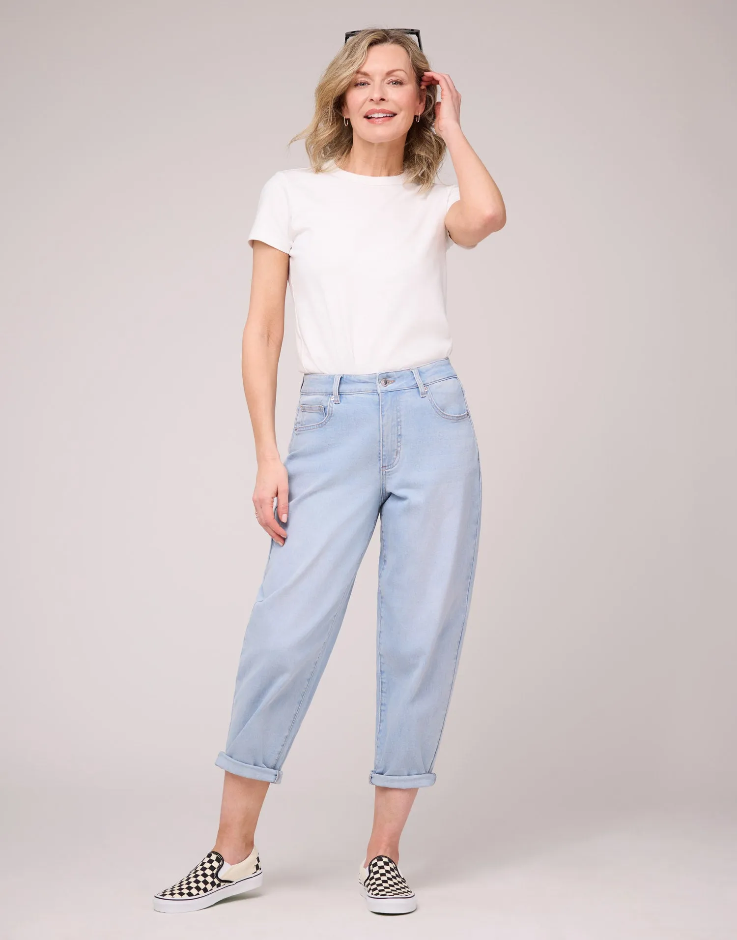 MALIA RELAXED JEANS. / PACIFIC BLUE sold by Yoga Jeans product image thumbnail 2