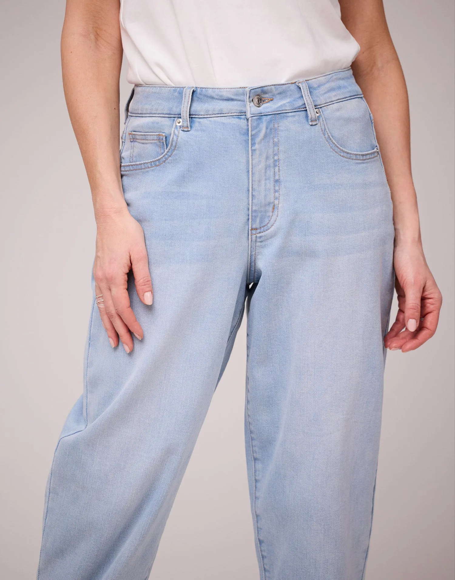 MALIA RELAXED JEANS. / PACIFIC BLUE sold by Yoga Jeans product image thumbnail 5