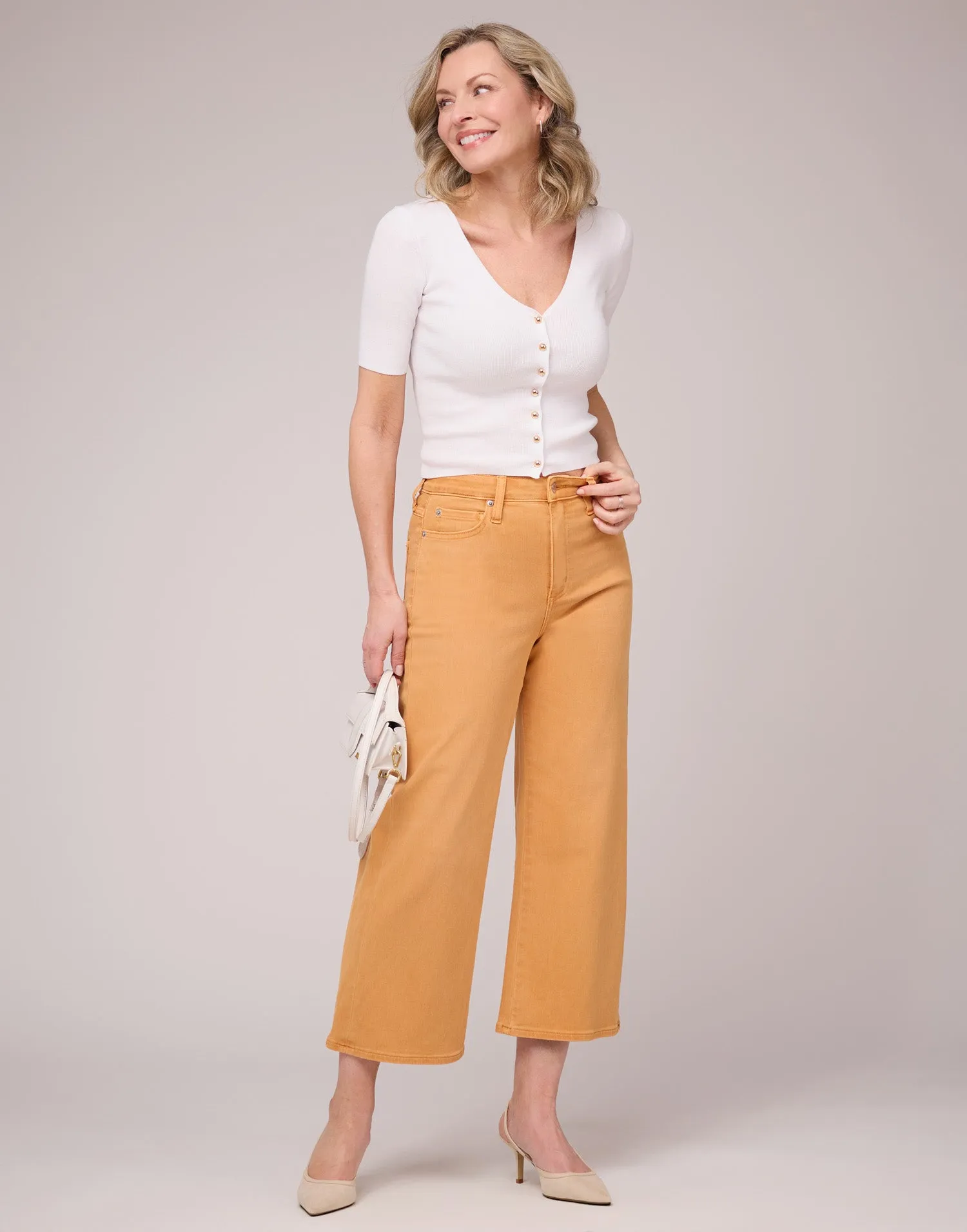 LILY WIDE LEG JEANS / CORAL REEF sold by Yoga Jeans product image thumbnail 2