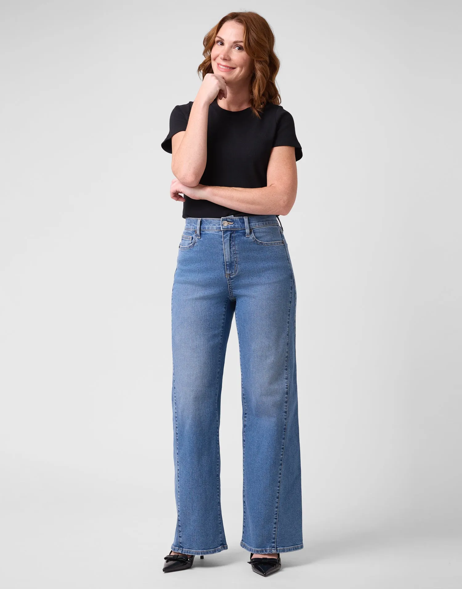 LILY WIDE LEG JEANS / PORTOFINO sold by Yoga Jeans product image thumbnail 3