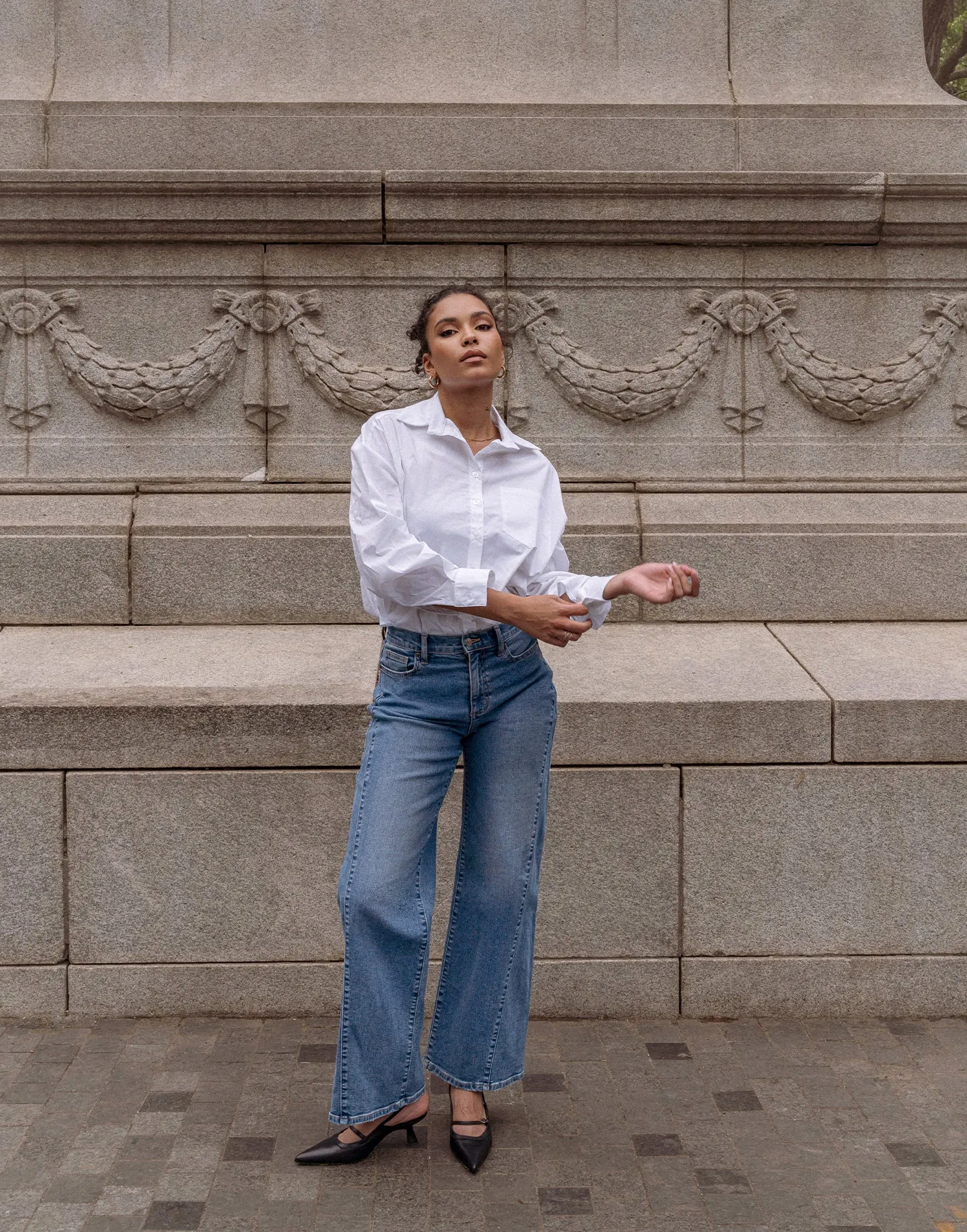 LILY WIDE LEG JEANS / PORTOFINO sold by Yoga Jeans