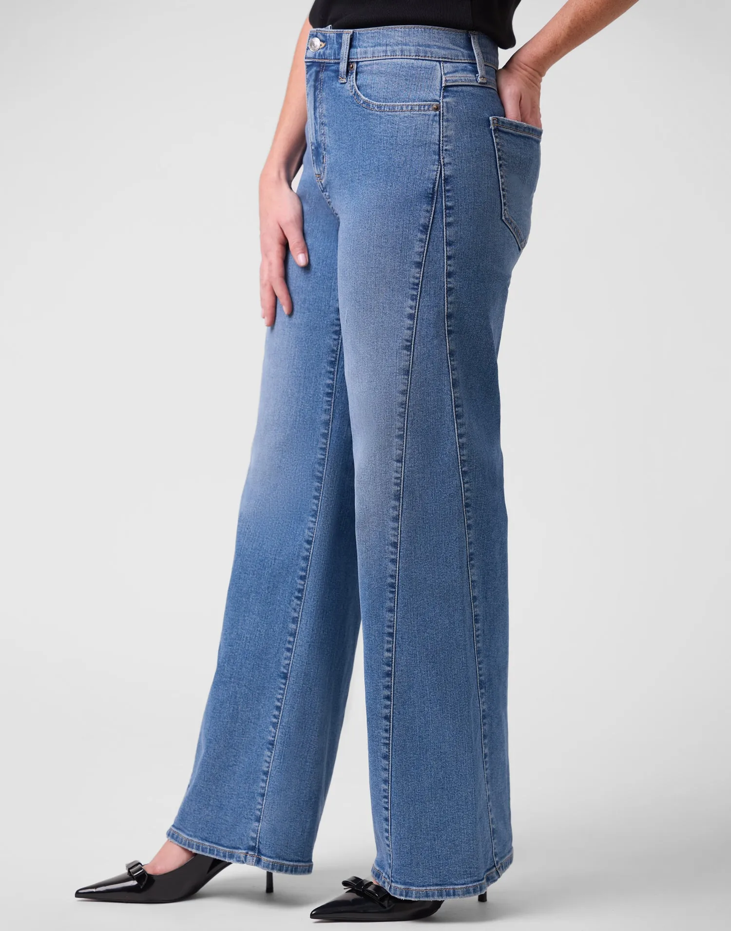 LILY WIDE LEG JEANS / PORTOFINO sold by Yoga Jeans product image thumbnail 4