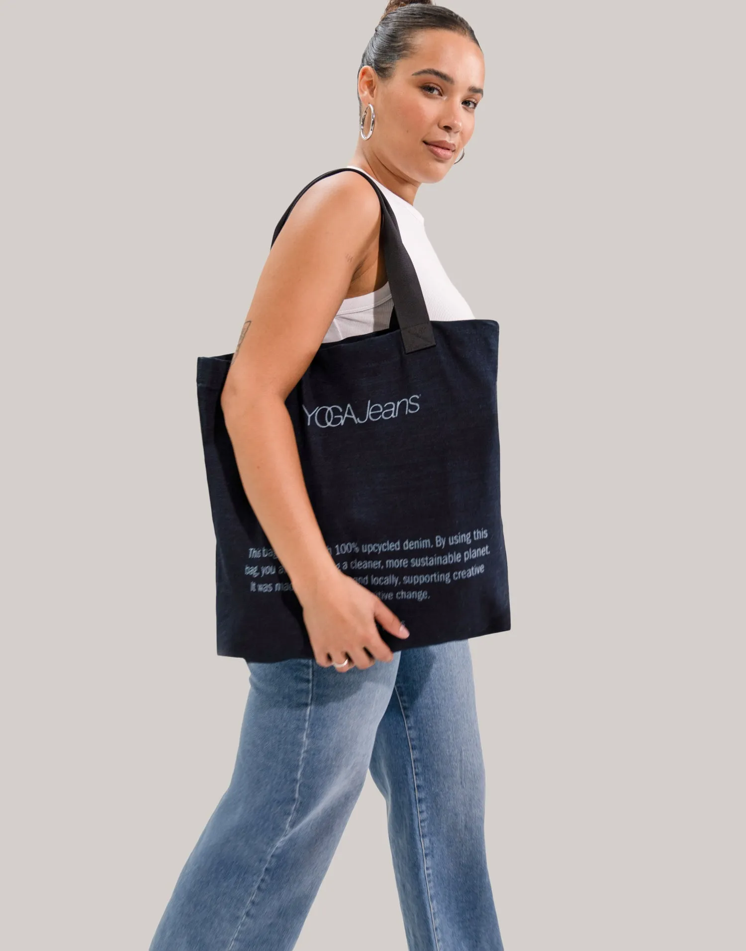 UPCYCLE DENIM TOTE BAG sold by Yoga Jeans