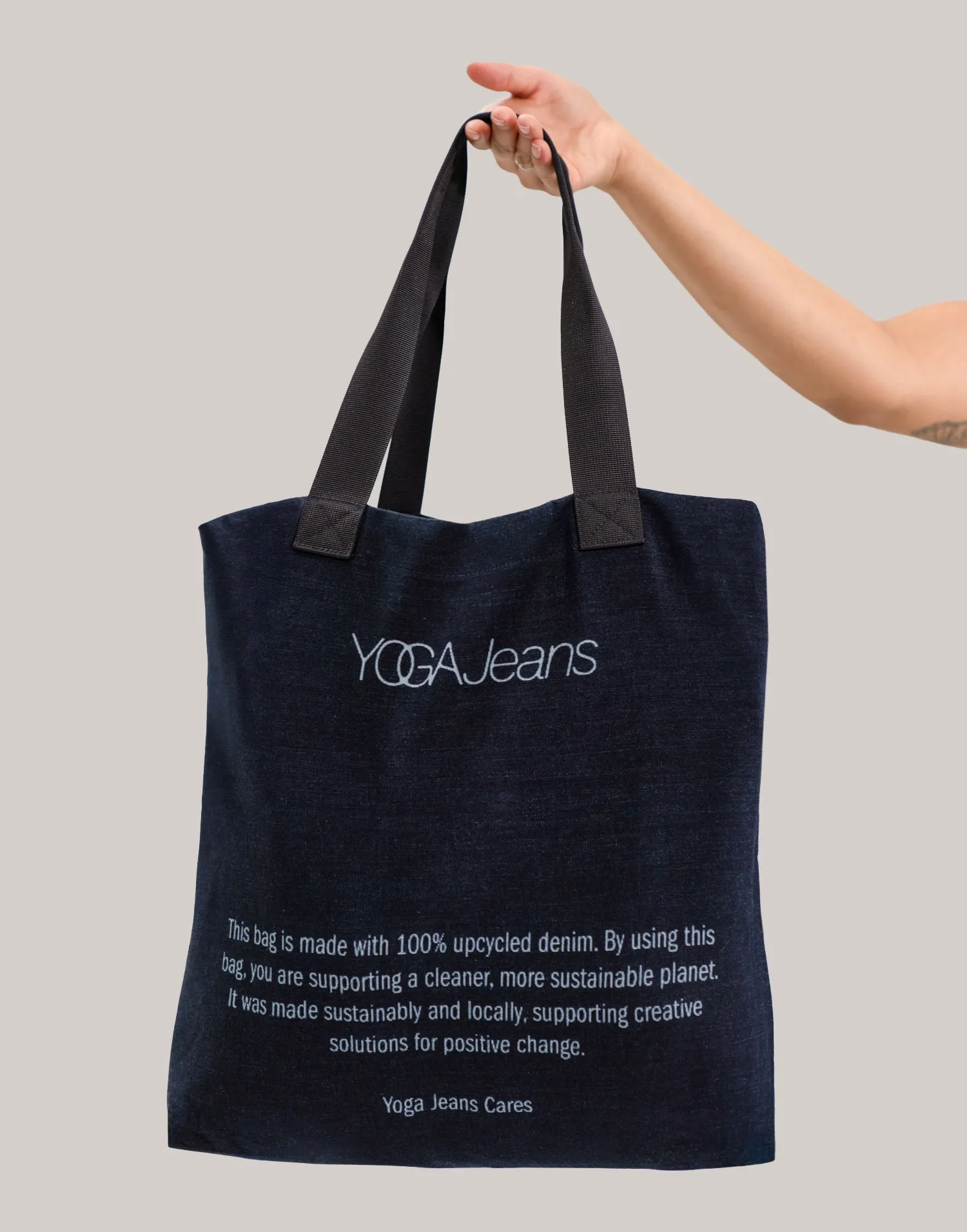 UPCYCLE DENIM TOTE BAG sold by Yoga Jeans product image thumbnail 2