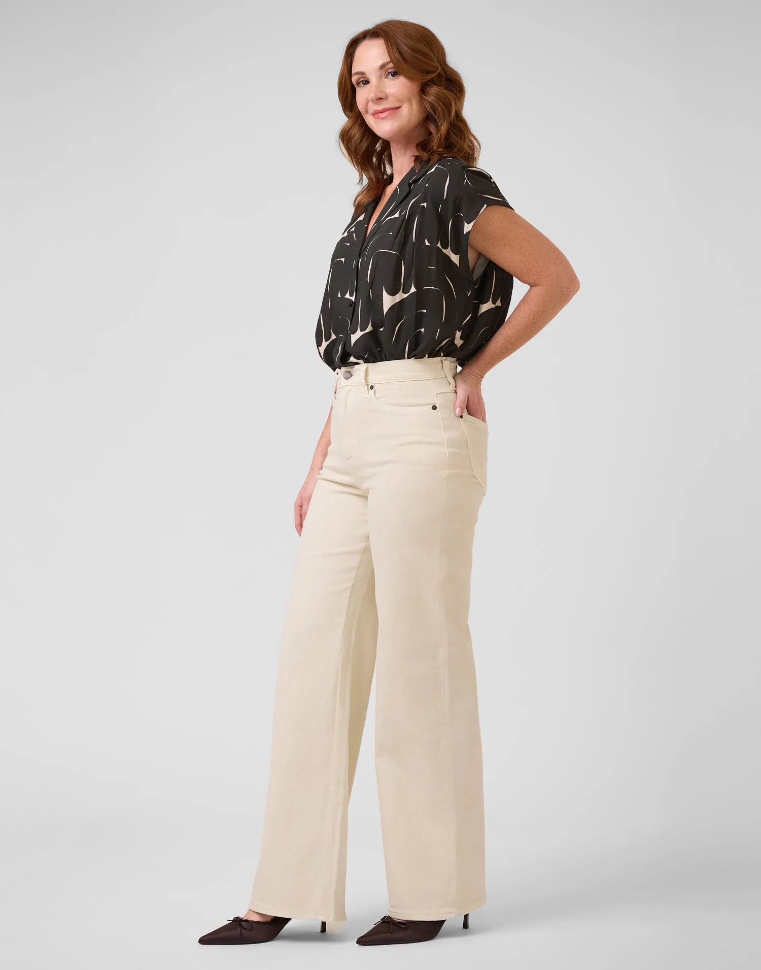 LILY WIDE LEG JEANS / MARBELLA sold by Yoga Jeans product image thumbnail 5