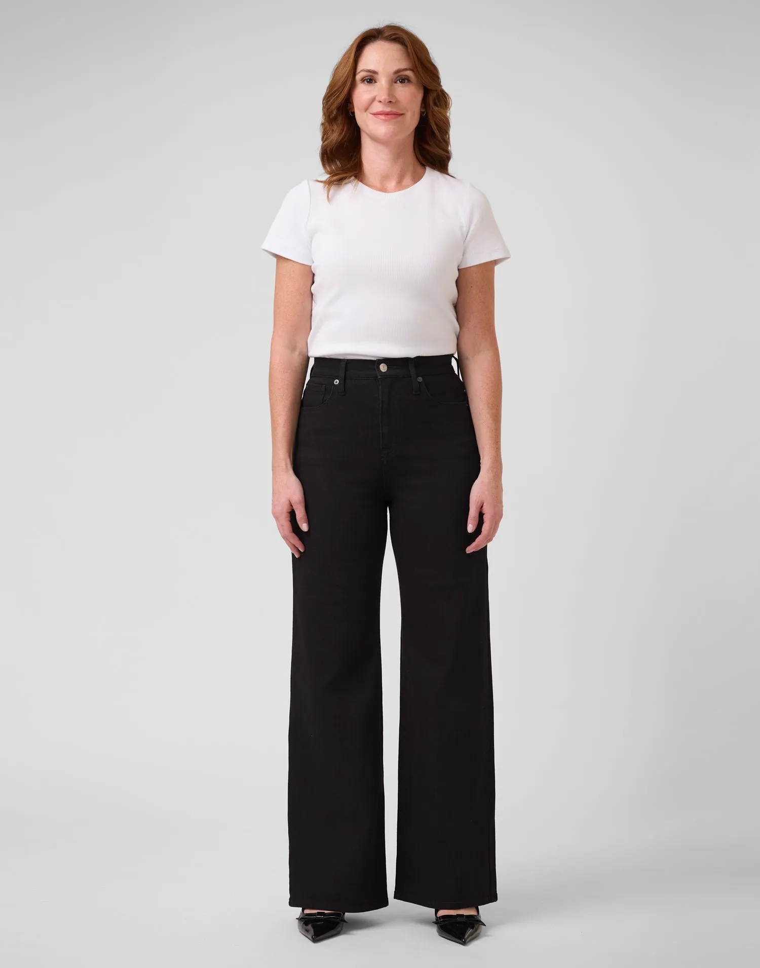 LILY WIDE LEG JEANS / BLACK sold by Yoga Jeans product image thumbnail 3
