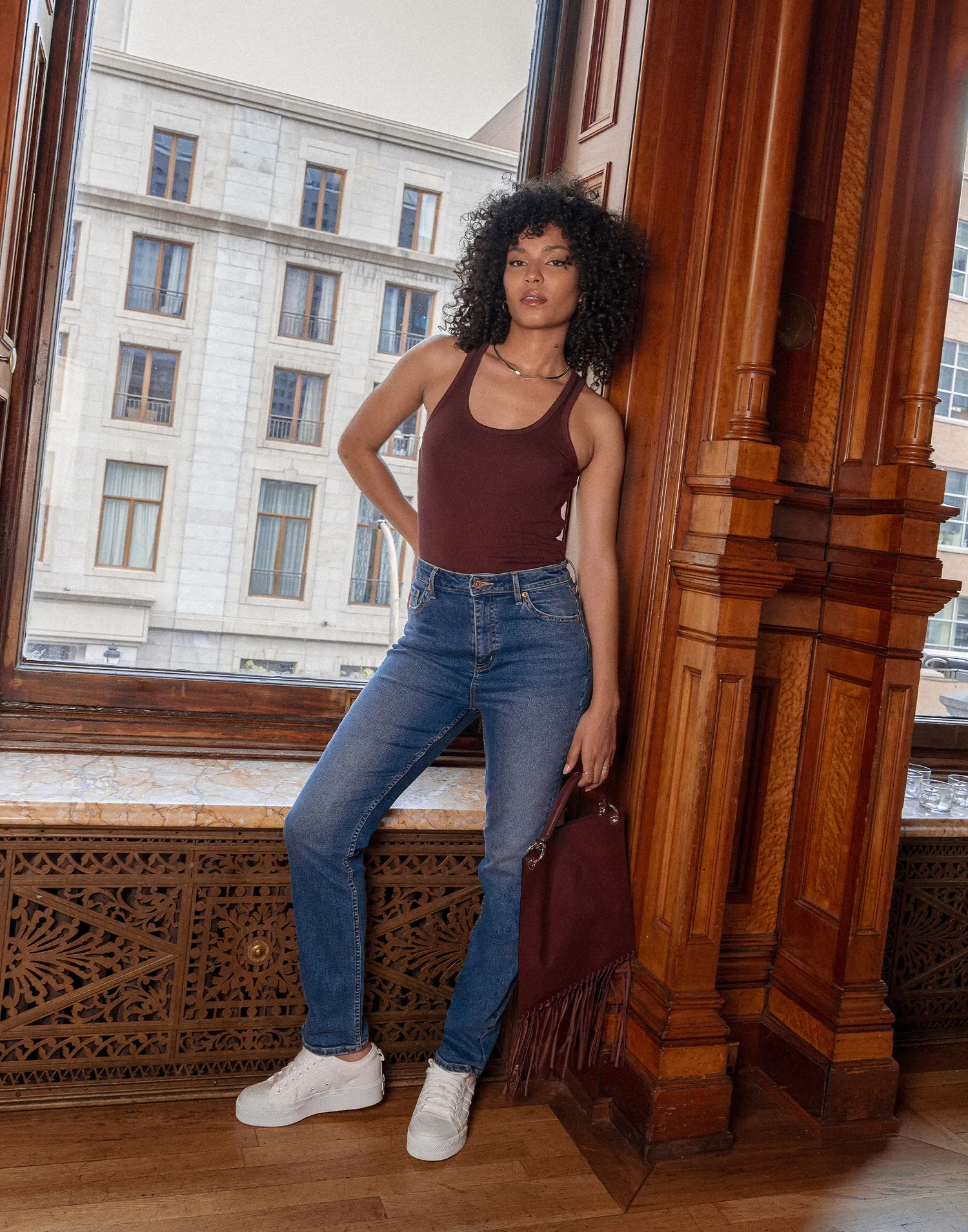 EMILY SLIM JEANS / DENIM BLUE sold by Yoga Jeans