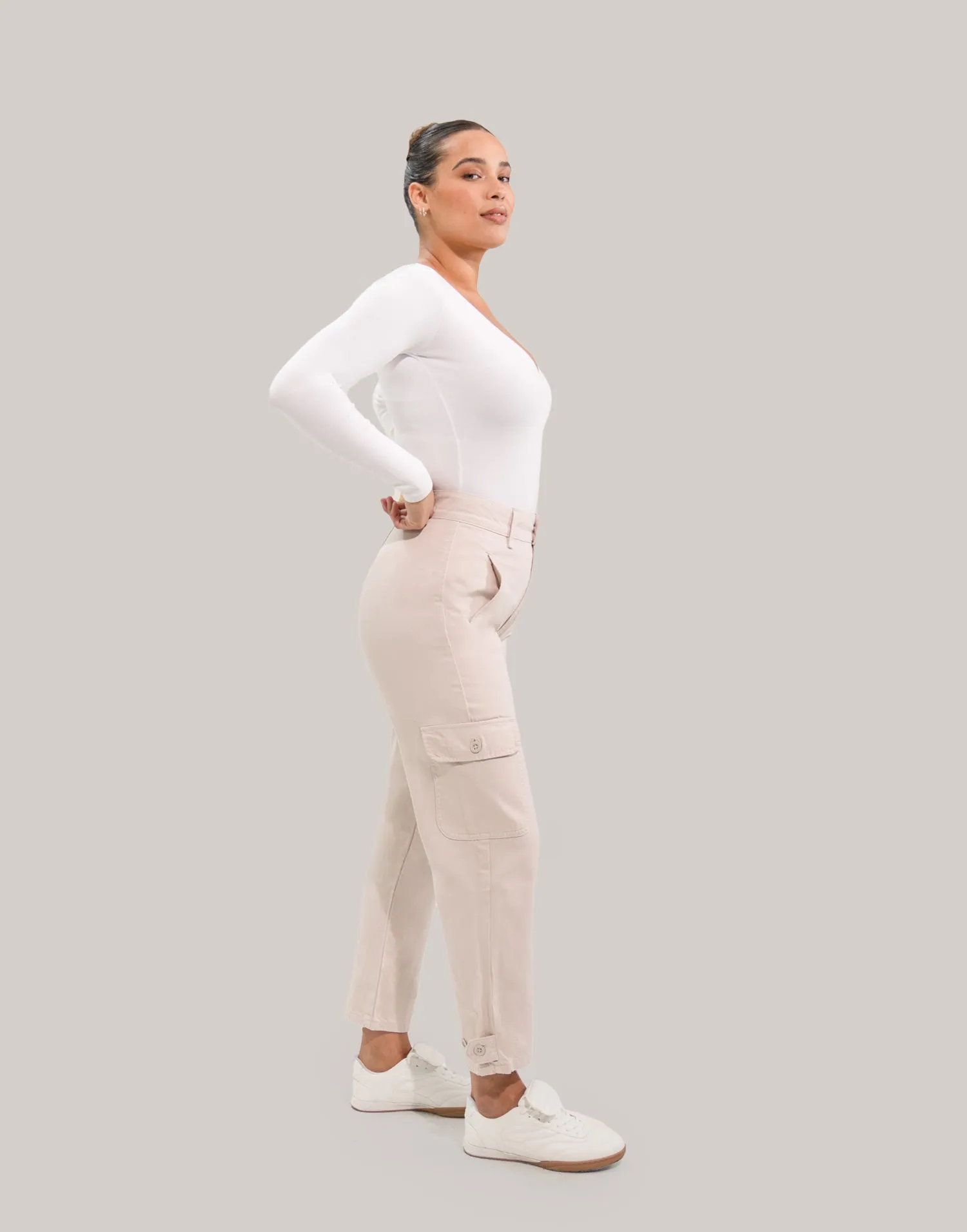 CHLOE STRAIGHT JEANS / BEIGE sold by Yoga Jeans product image thumbnail 3