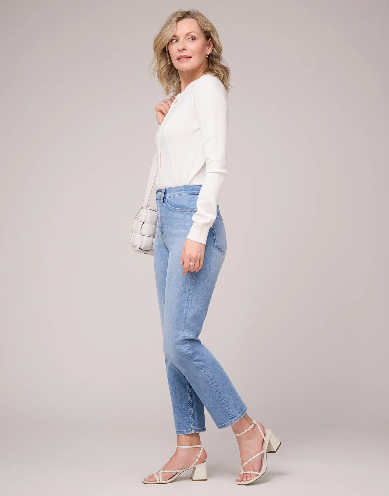 CHLOE STRAIGHT JEANS / SURF BLUE sold by Yoga Jeans product image thumbnail 2
