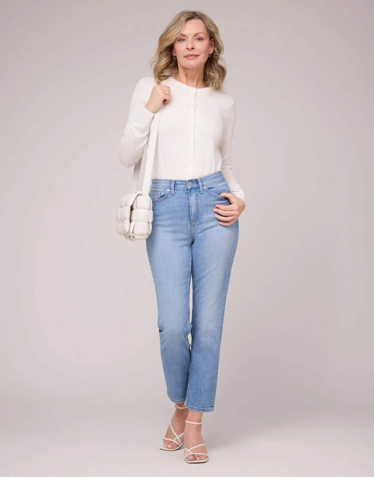 CHLOE STRAIGHT JEANS / SURF BLUE sold by Yoga Jeans product image thumbnail 5