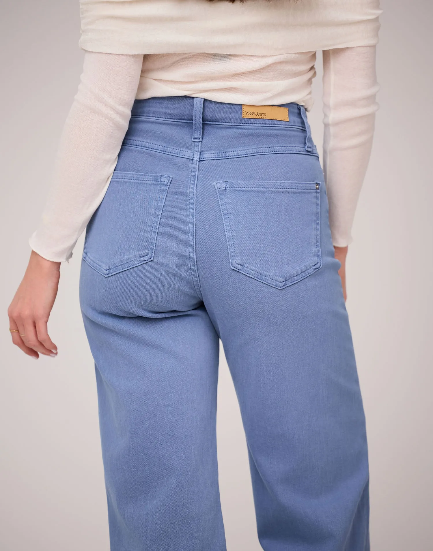 LILY WIDE LEG JEANS / PARADISE BLUE sold by Yoga Jeans product image thumbnail 5