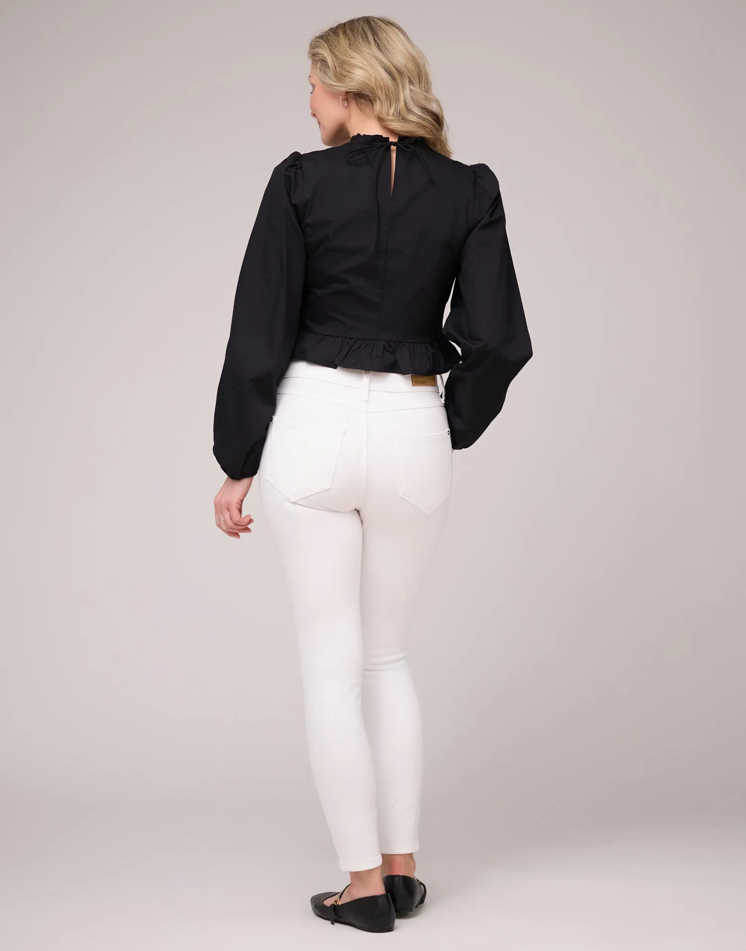 RACHEL SKINNY JEANS / WHITE SHELL sold by Yoga Jeans product image thumbnail 4
